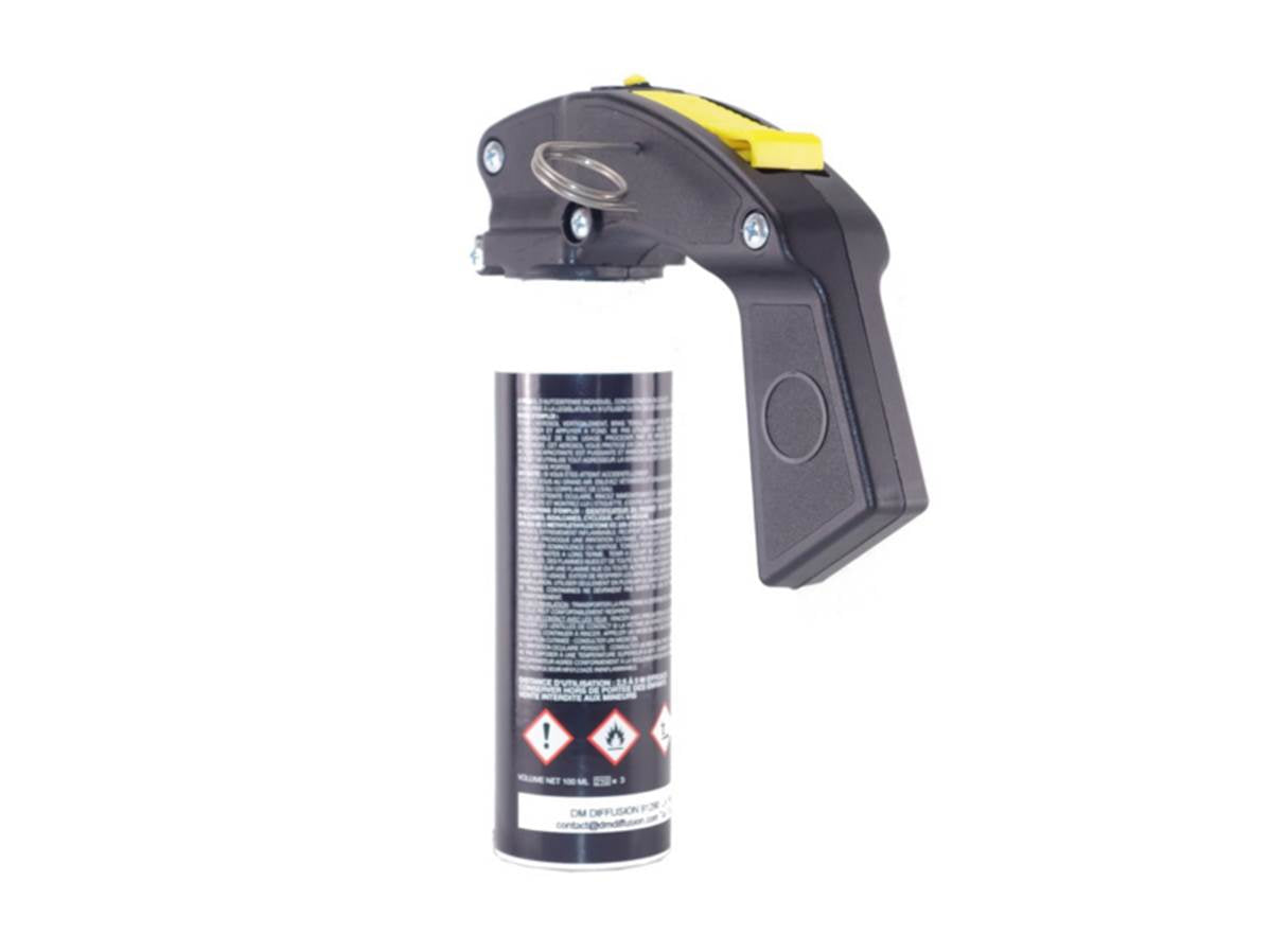 Aérosol de Défense Gaz 100ML CS Poignée Standard - Vue 4 - Archery Connect