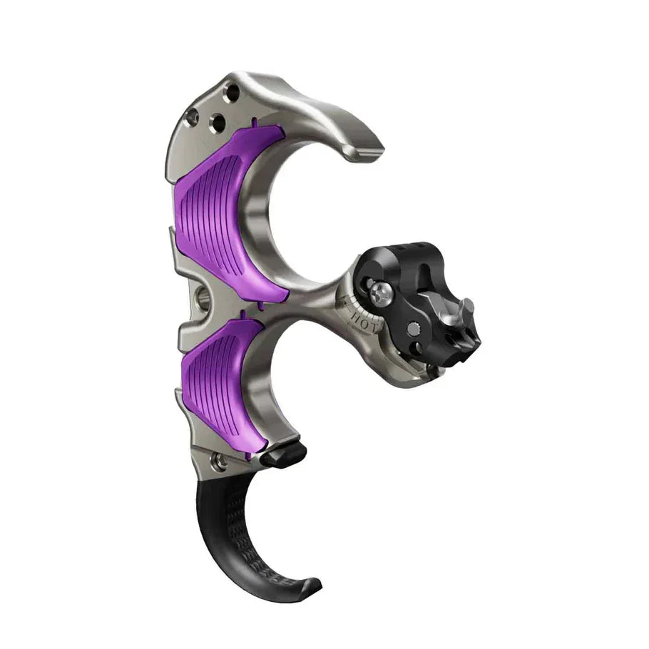 Décocheur à Pouce Back Tension TRU Ball Aileron HBC Flex 3 Doigts - Archery Connect