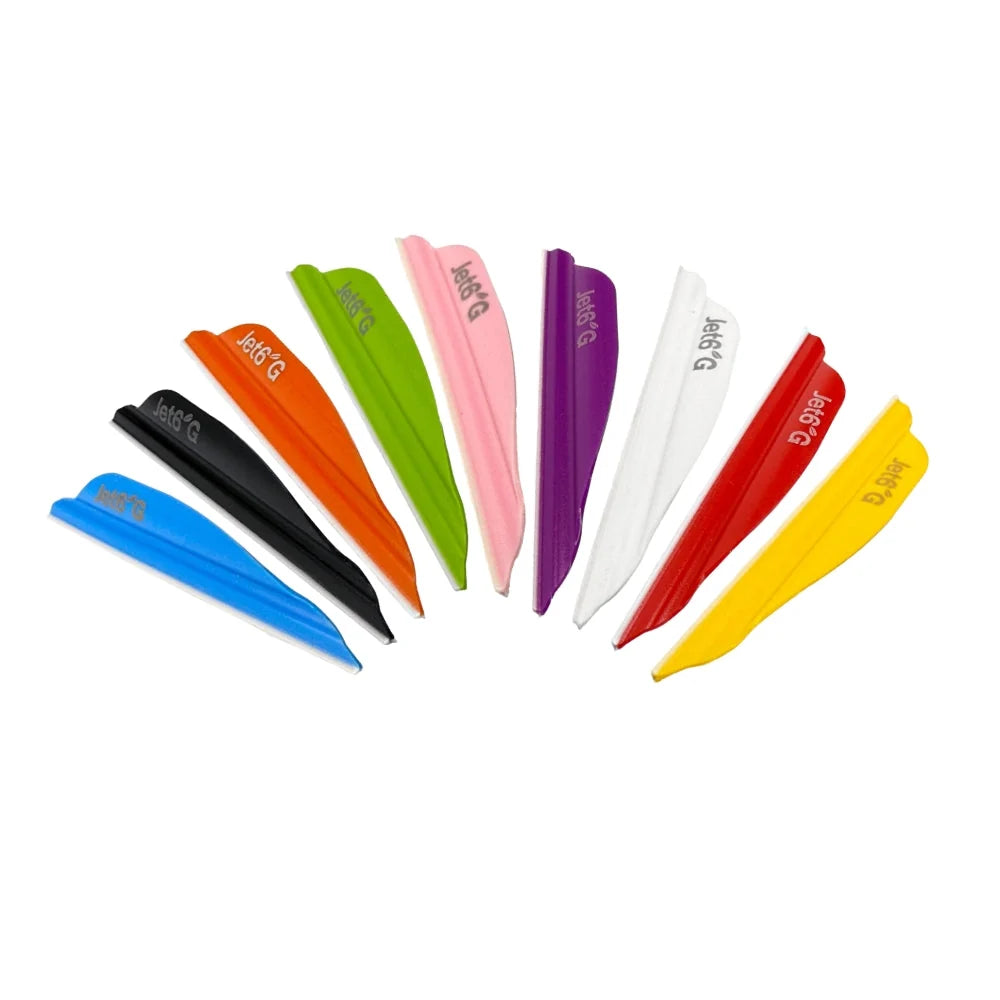 Plumes Jet6 Archery Vane Ghost 1.88 pouces