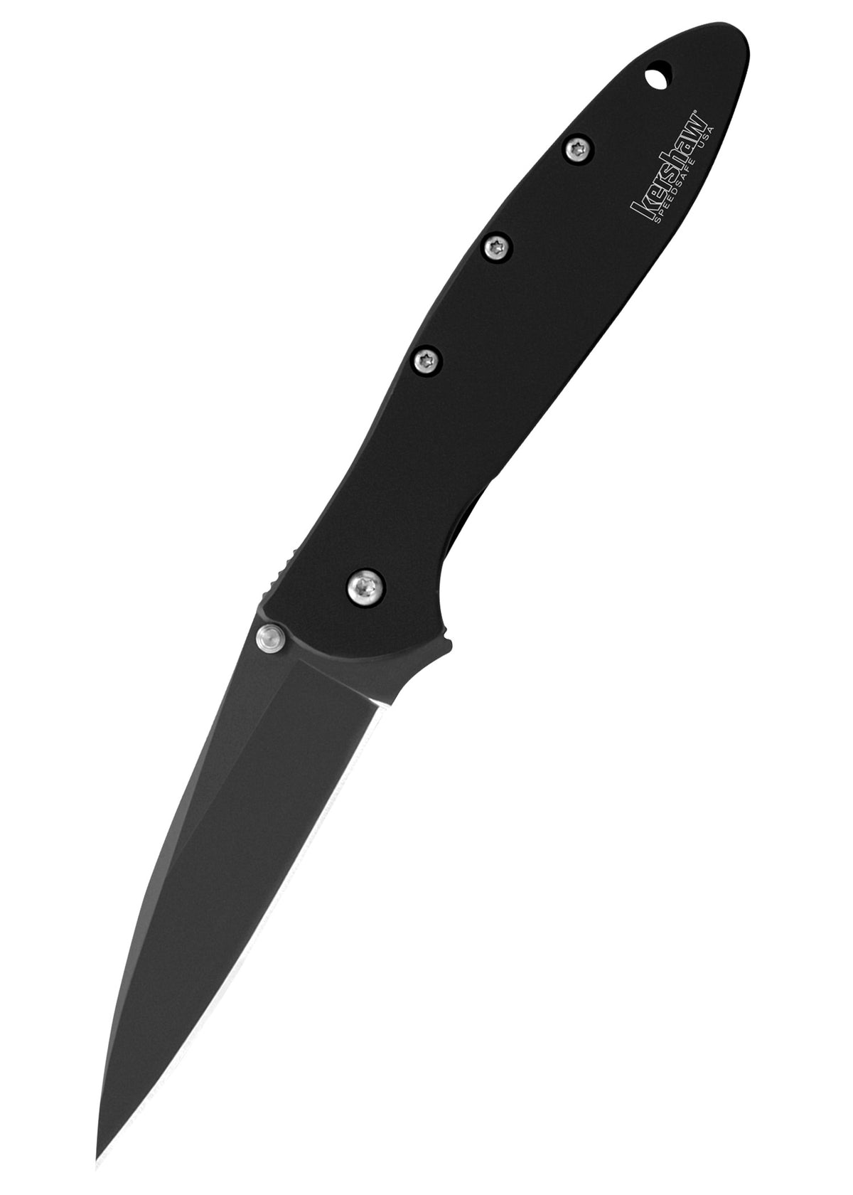 Couteau pliant Kershaw Leek noir revêtement DLC