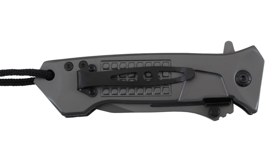 Couteau pliant Stinger Bora ST1 Lame 8.8cm avec cordon et clip