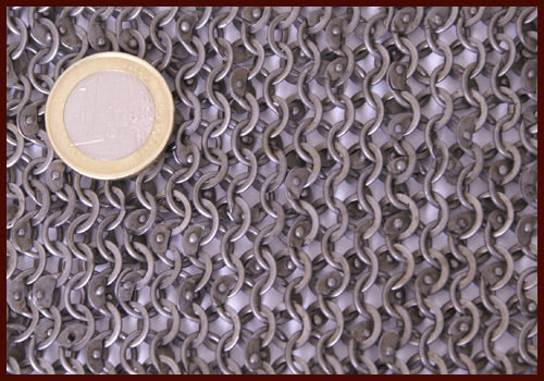 Protège-nuque de mailles RM riveté et estampé, DI 6 mm