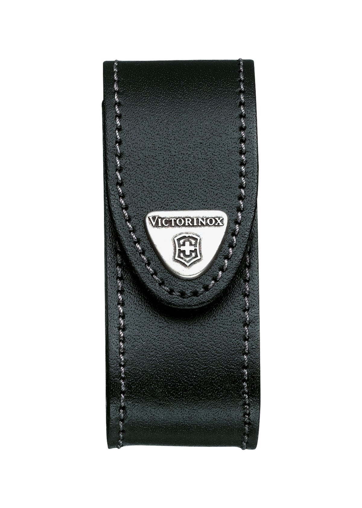Étui de ceinture Victorinox en cuir noir pour couteau suisse