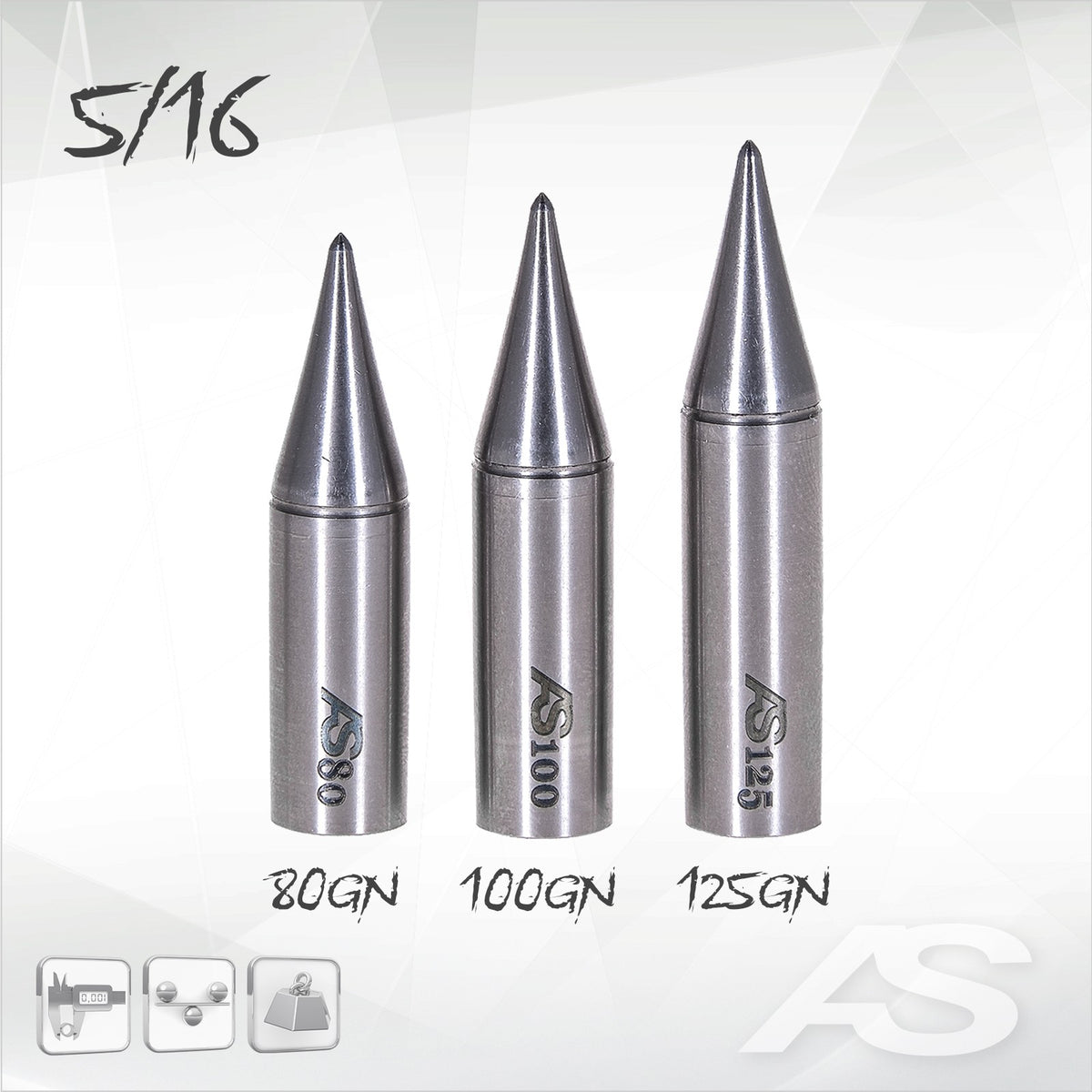 Pointes Arc Système fûts bois 5/16