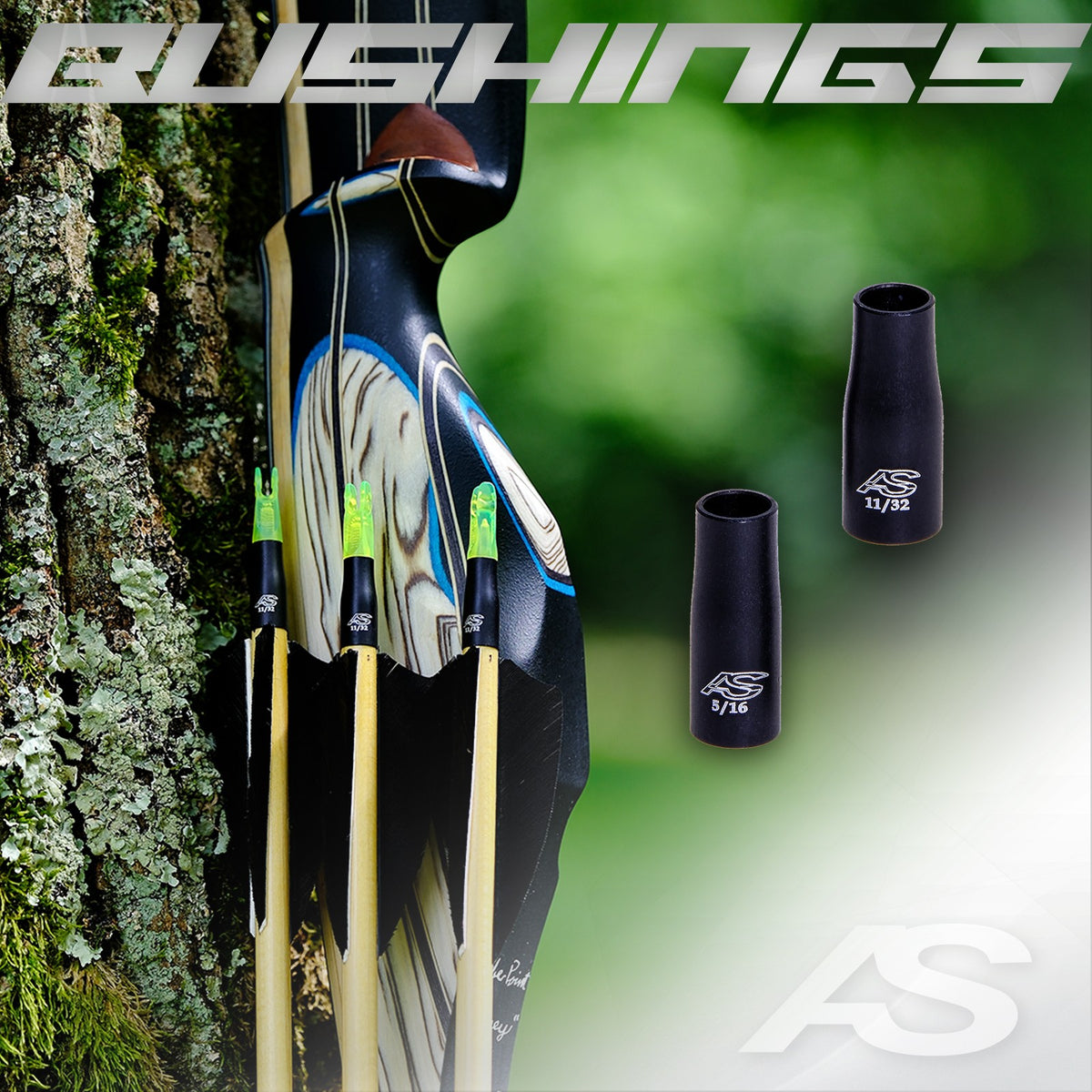 Bushings Arc Système montés sur fût bois