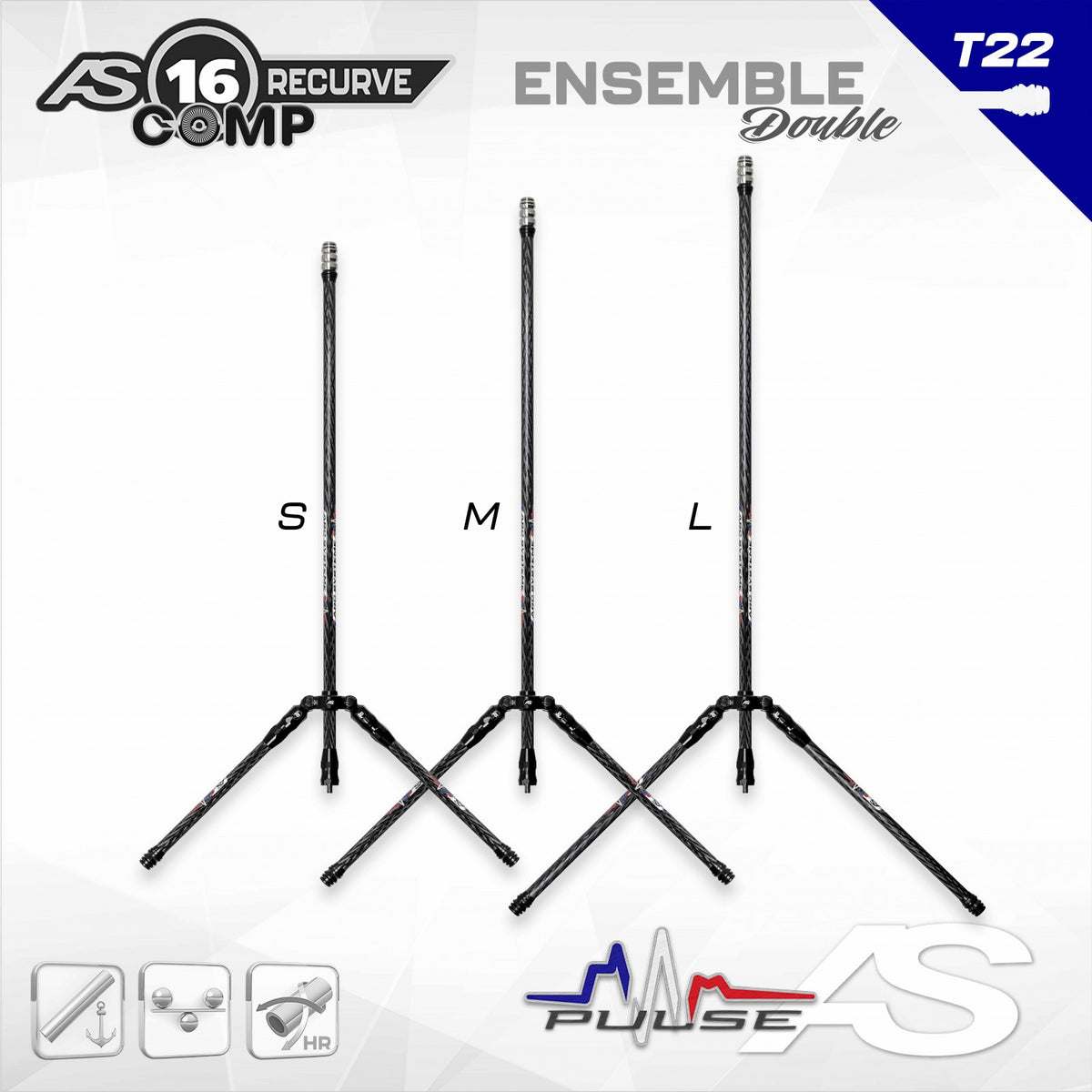 Pack stabilisation Arc Système AS16 Recurve Comp