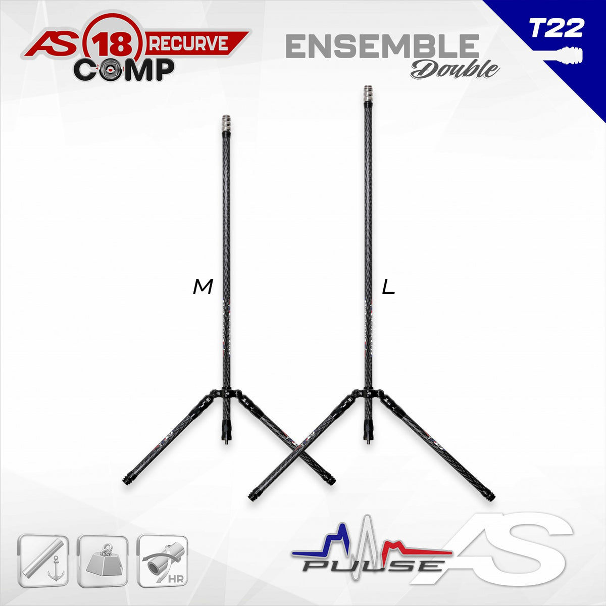 Pack stabilisation Arc Système AS18 Recurve Comp