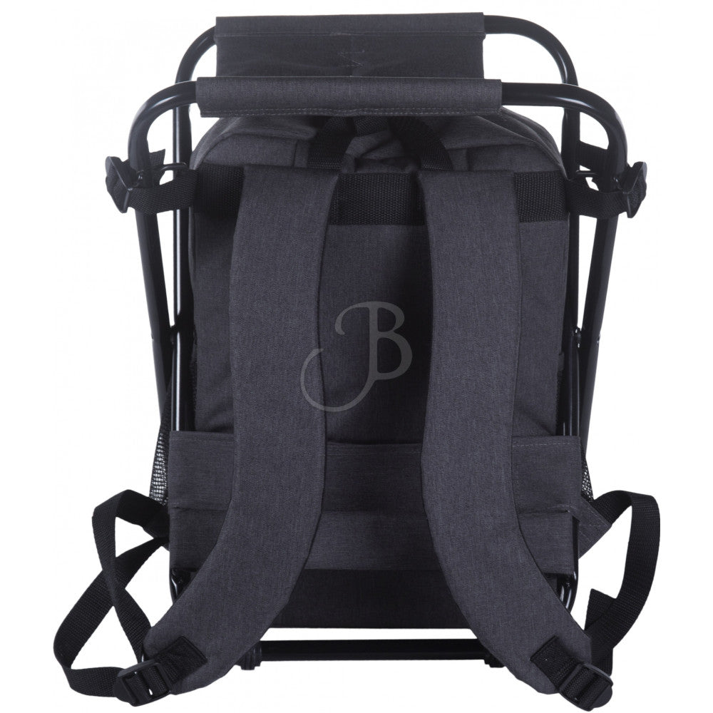 Chaise AURORA OUTDOOR SAC A DOS+SIEGE NOIR