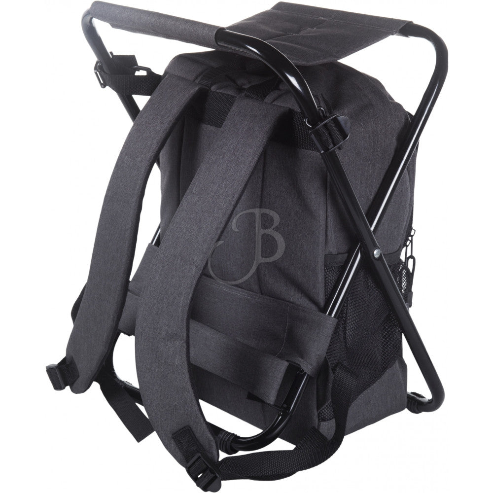 Chaise AURORA OUTDOOR SAC A DOS+SIEGE NOIR