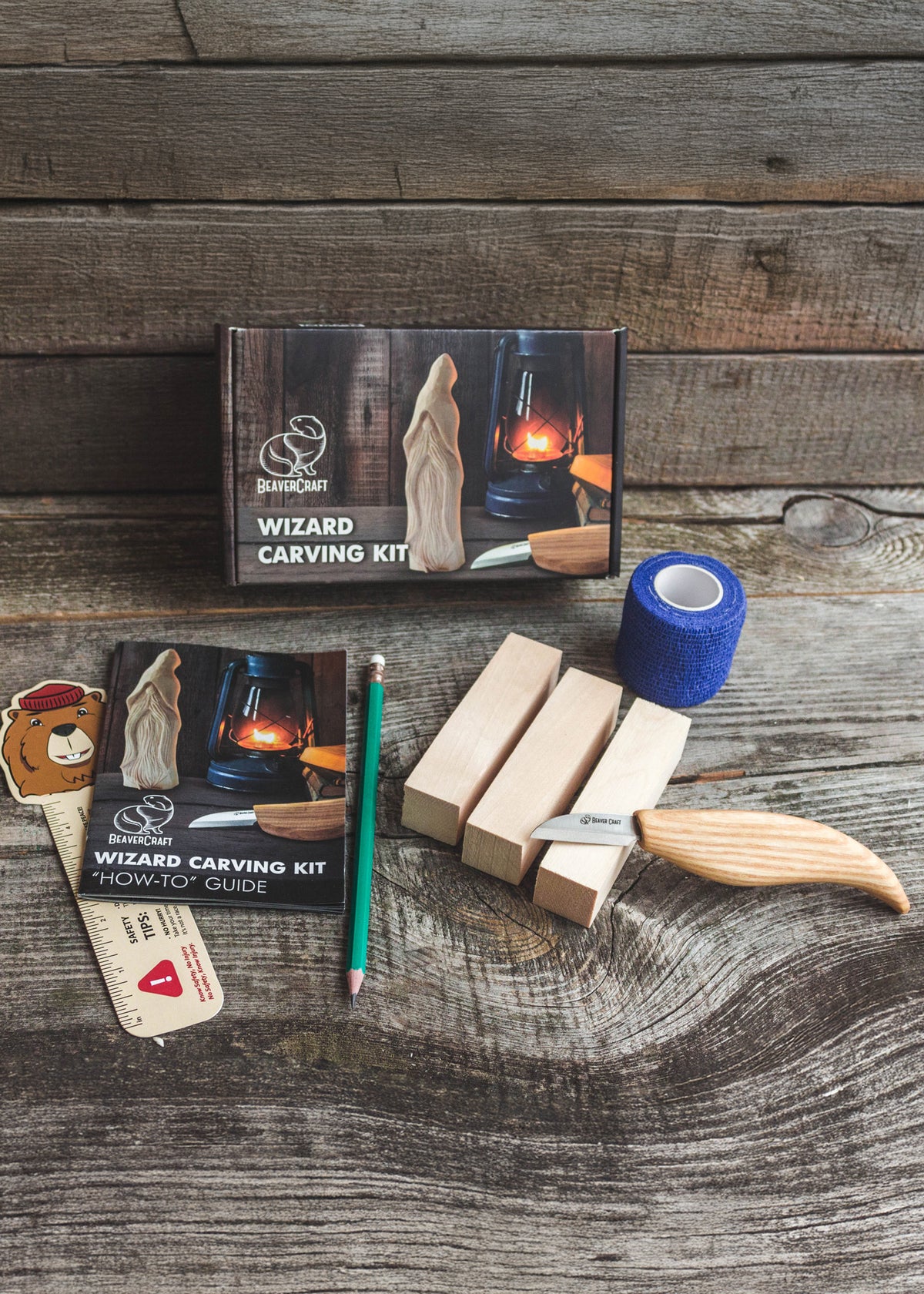 Kit de sculpture Magicien BeaverCraft DIY03