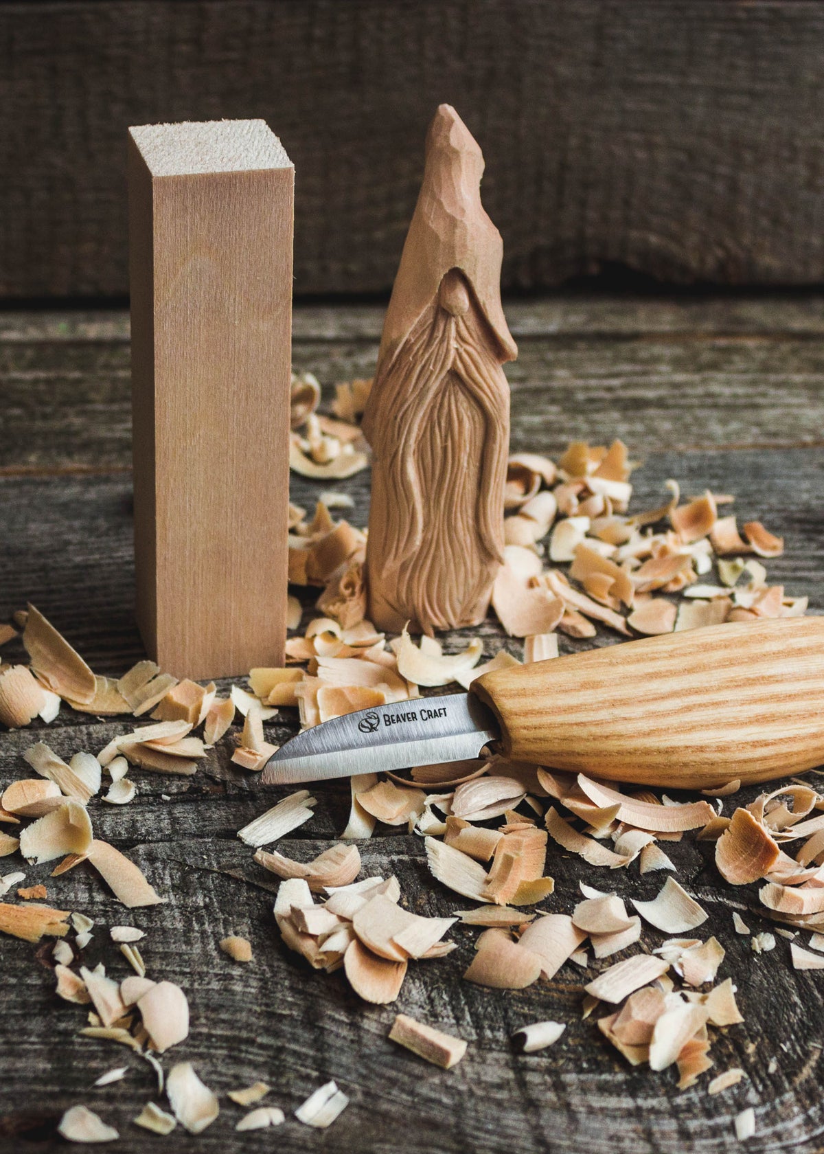 Kit de sculpture Magicien BeaverCraft DIY03