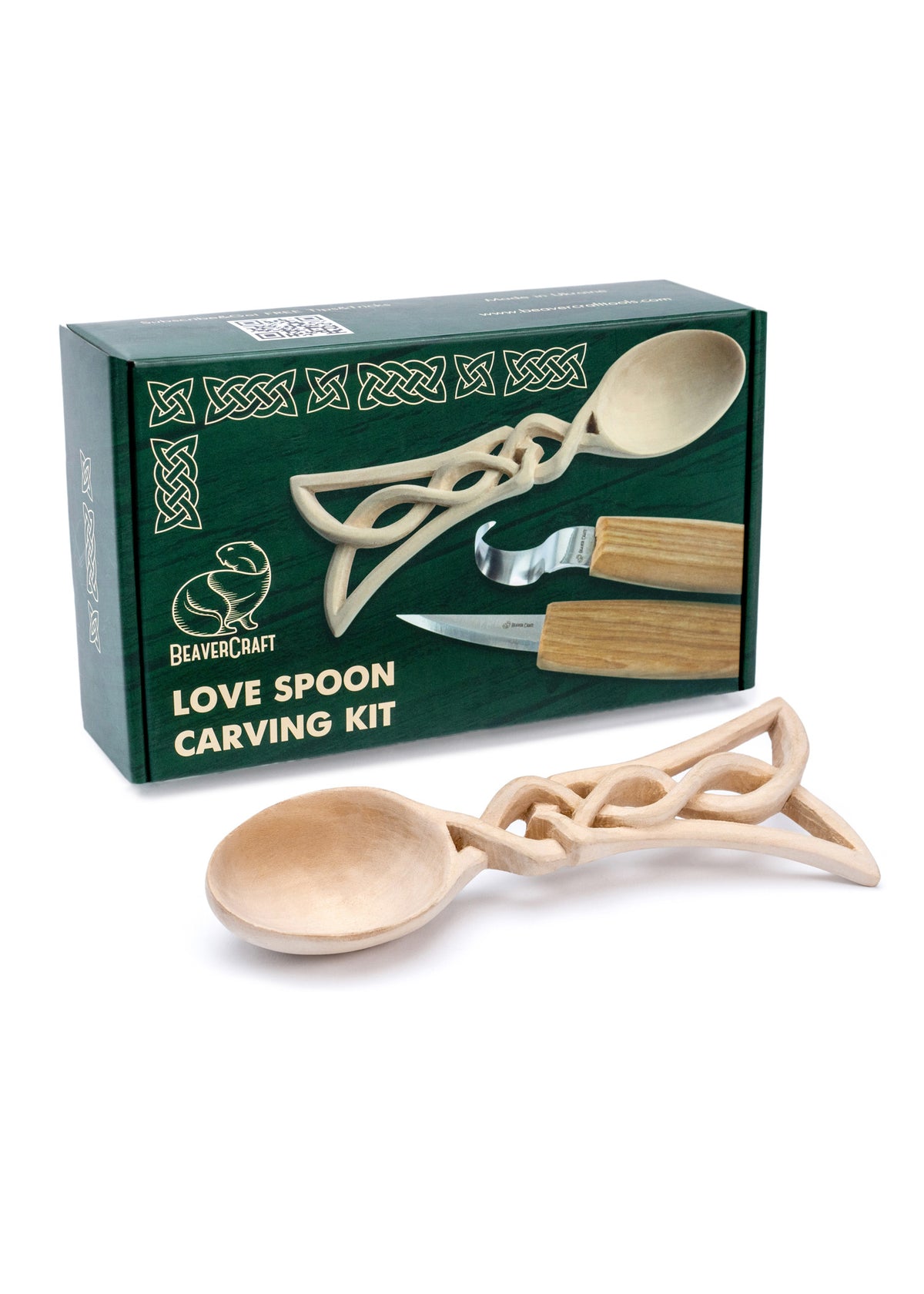 Kit de sculpture de cuillère celtique BeaverCraft DIY04