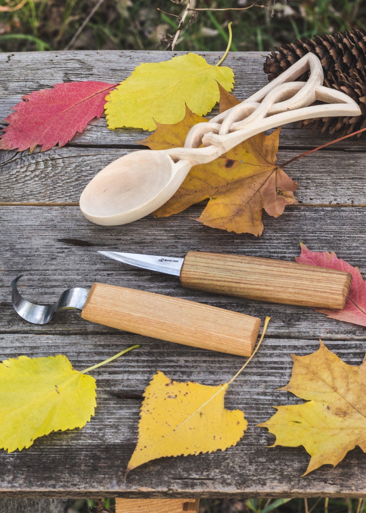Kit de sculpture de cuillère celtique BeaverCraft DIY04