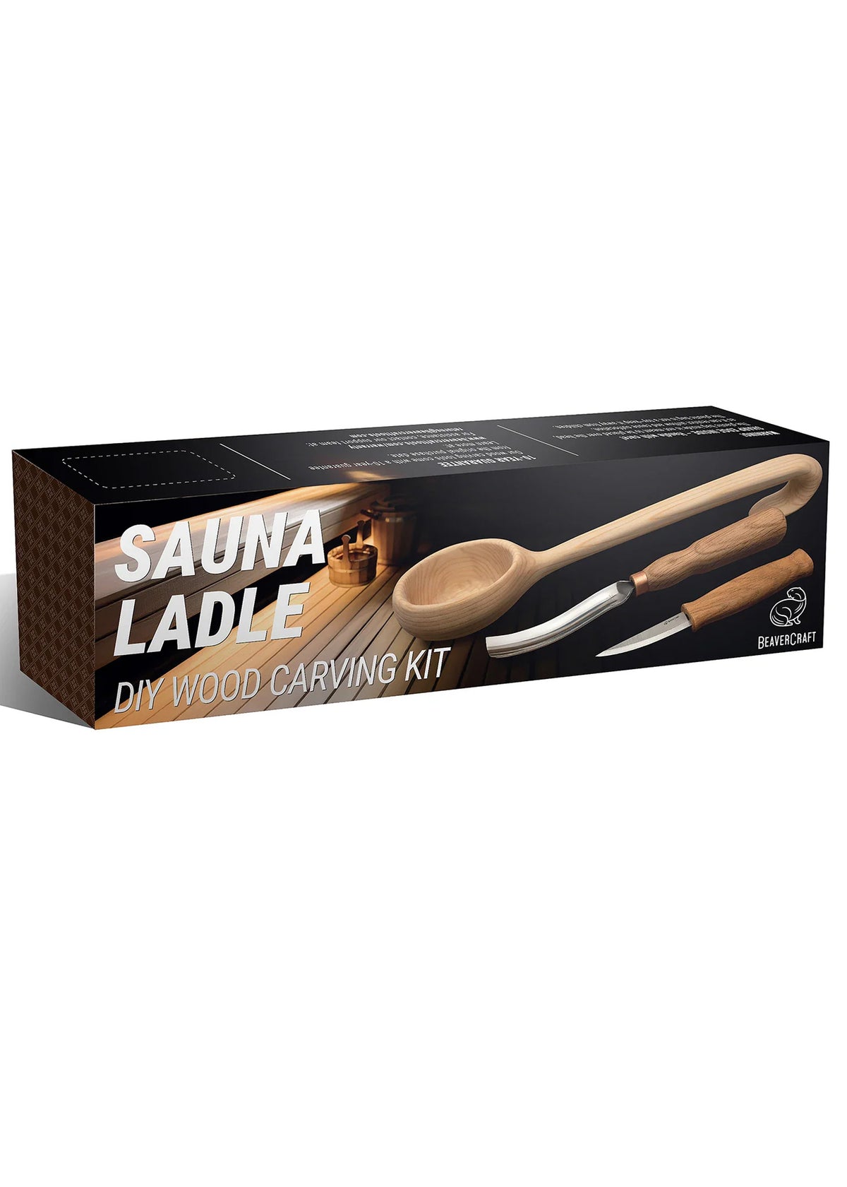 Kit de sculpture de louche de sauna BeaverCraft DIY11