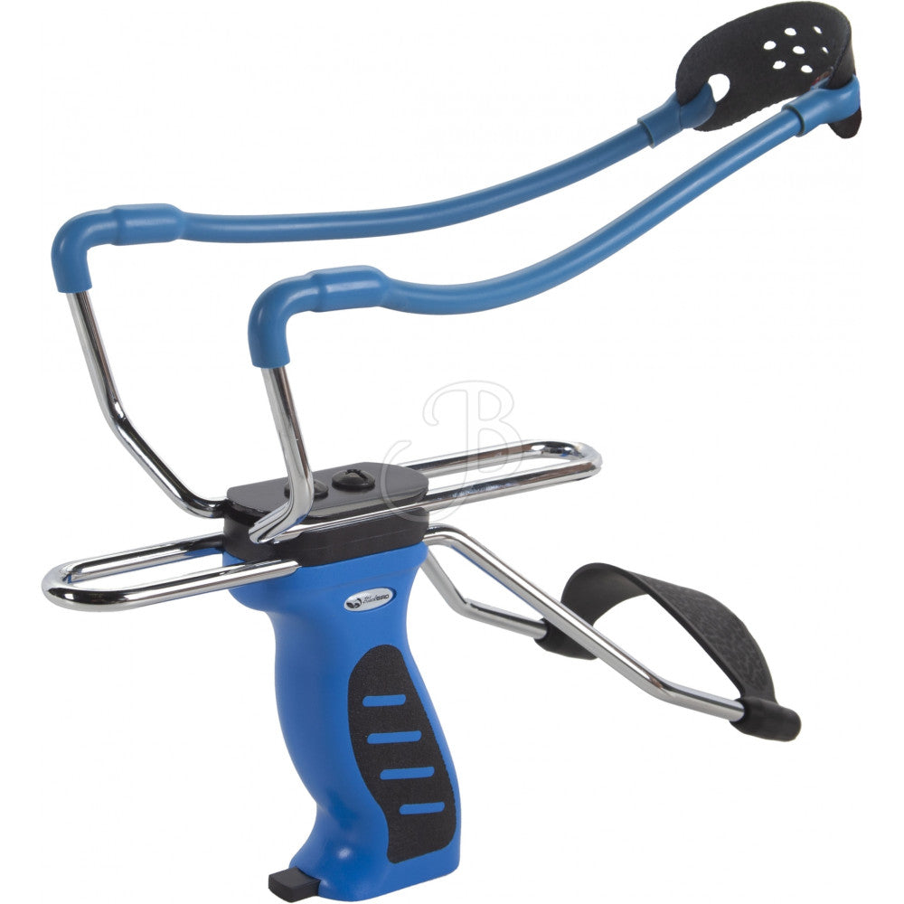 Lance-Pierre Blackbird Pro Support avec Appui-Poignet – Bleu