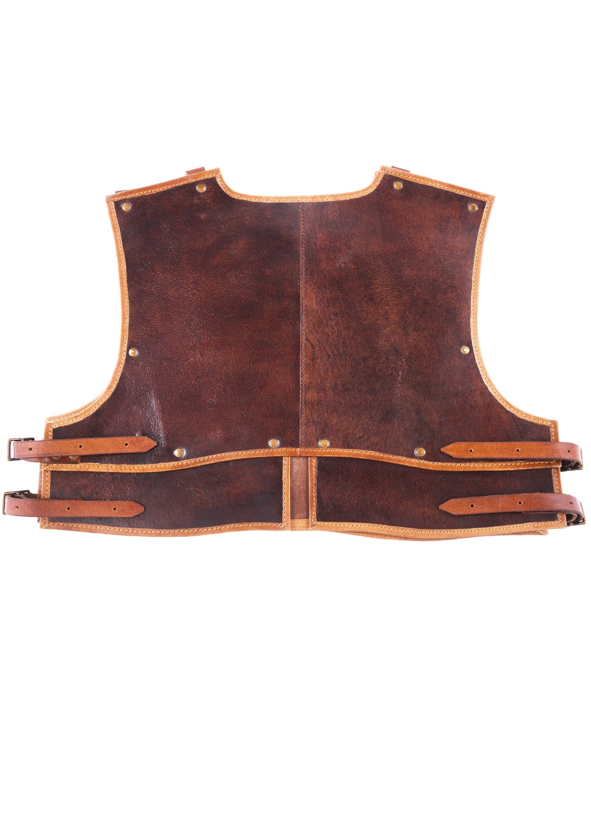 Cuirasse Arnulf en cuir marron