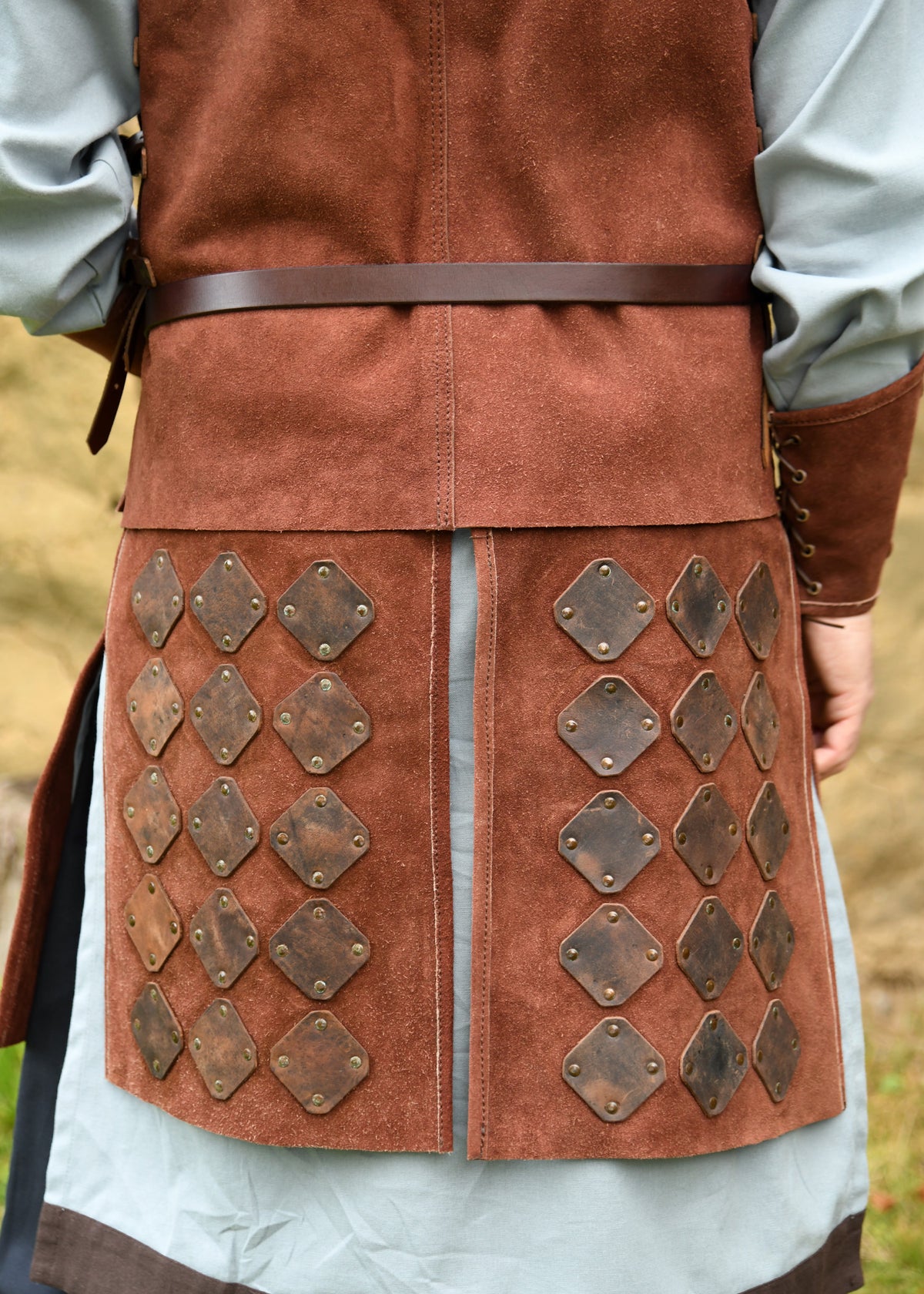 Jupe d'armure Vidar en daim brun