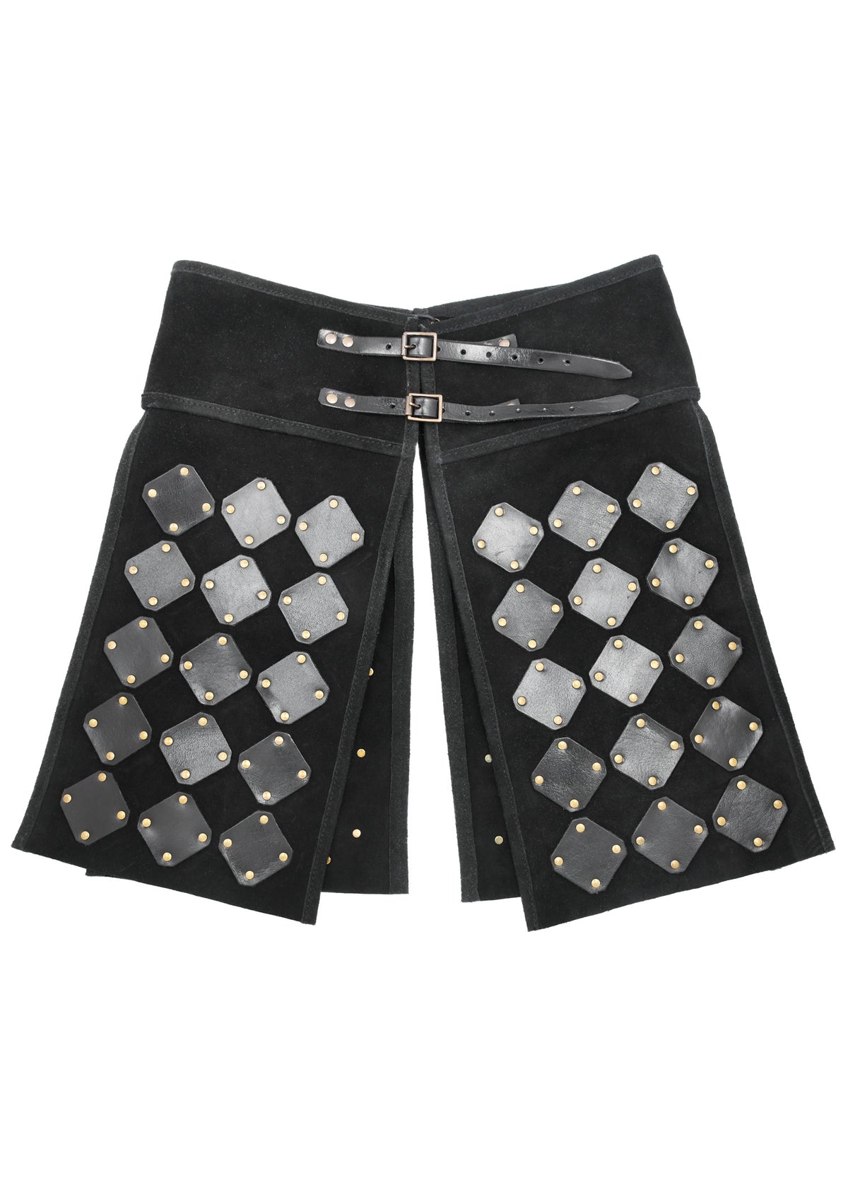 Jupe d'armure Vares en daim noir