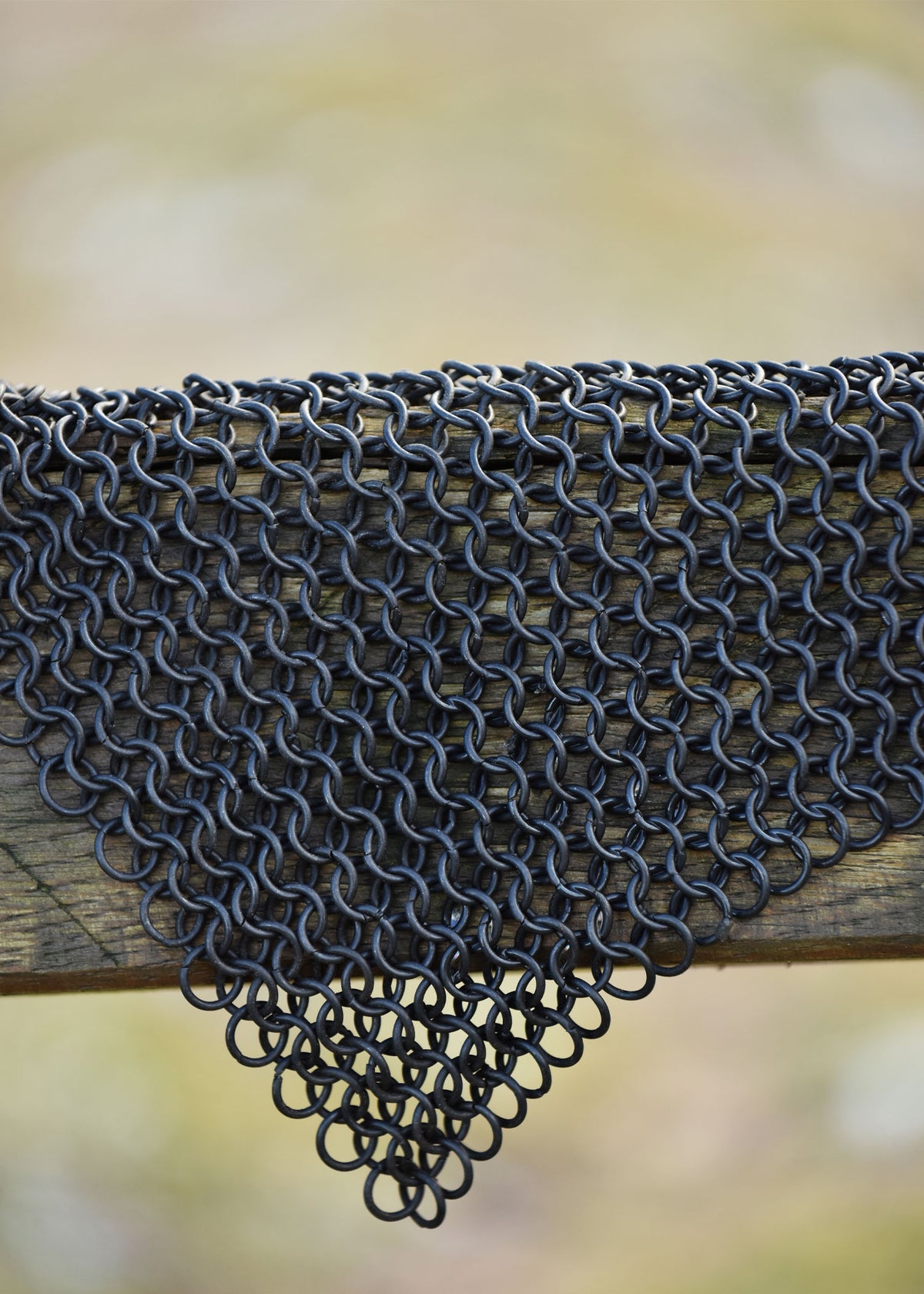 Pièce de maille BMSB 20 x 20 cm en acier bruni, DI 8 mm
