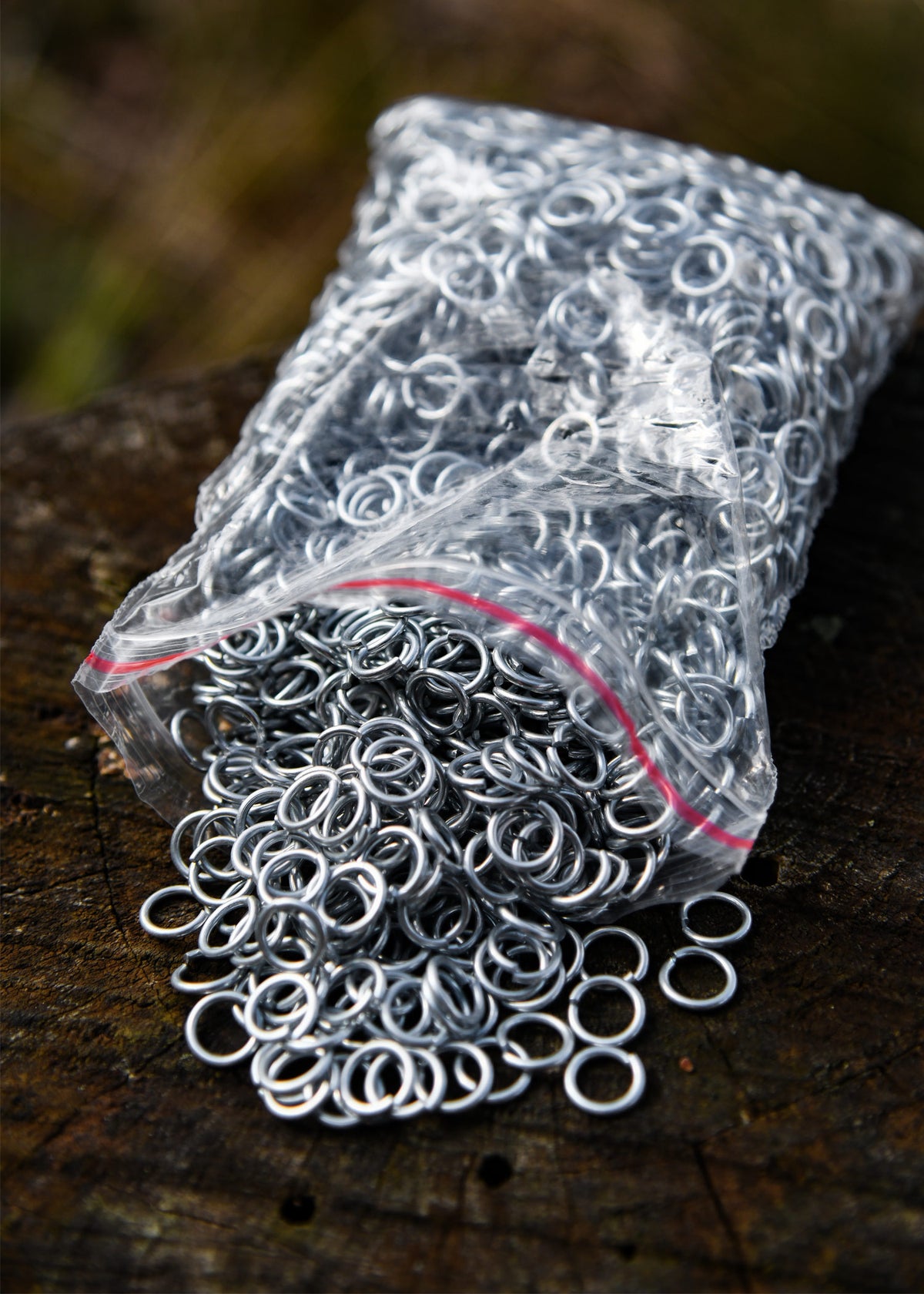 Anneaux de maille BMSZ non rivetés en acier galvanisé, DI 8 mm