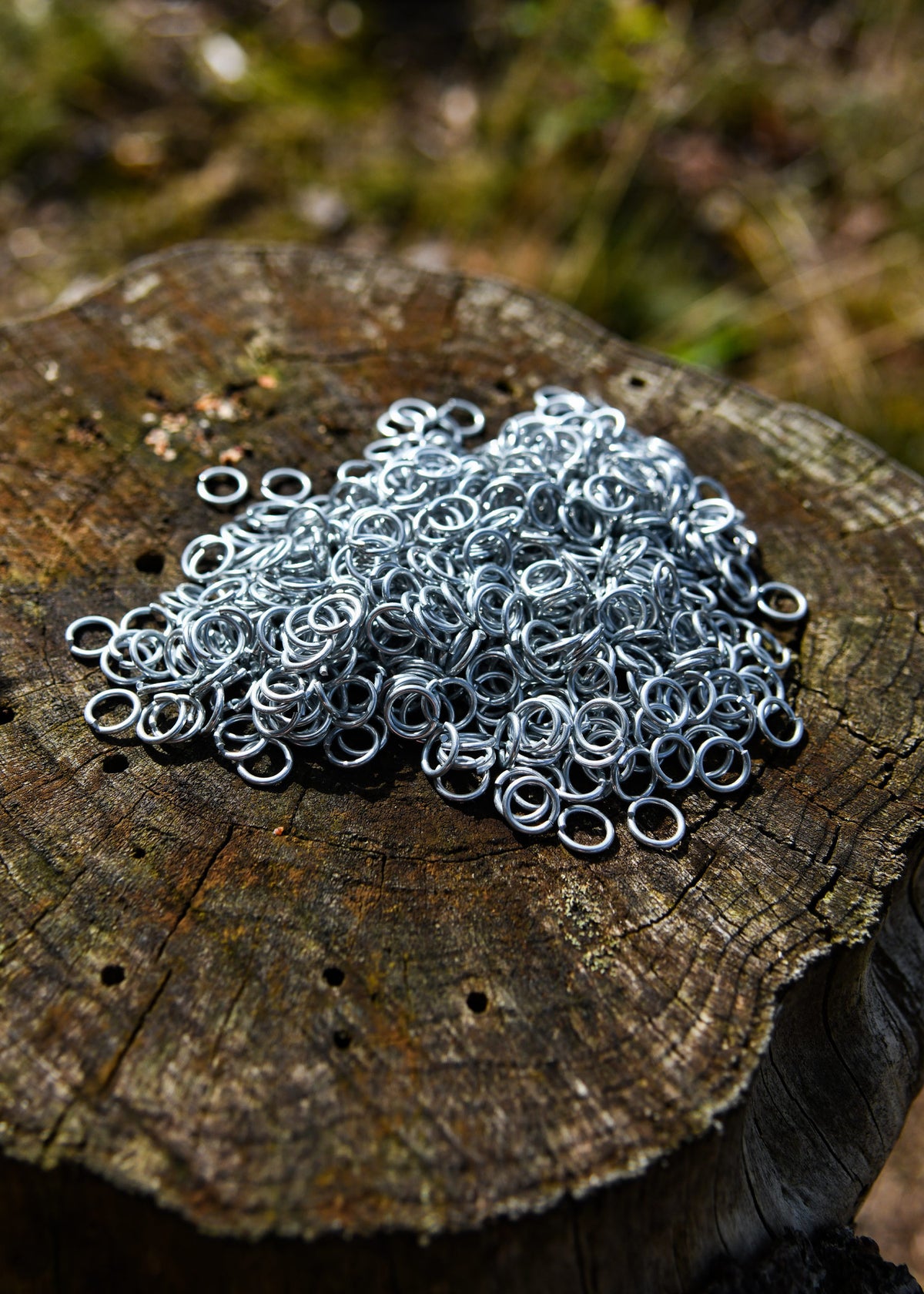 Anneaux de maille BMSZ non rivetés en acier galvanisé, DI 8 mm