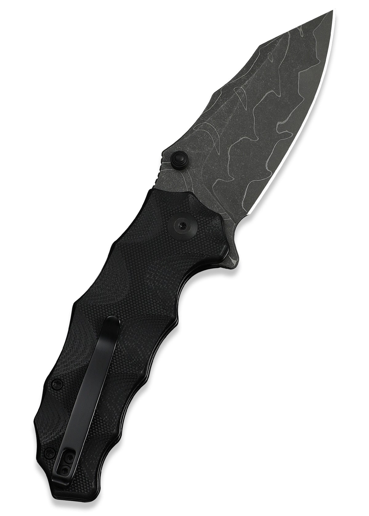 Couteau pliant Civivi Natterjack à lame damassée et manche G10