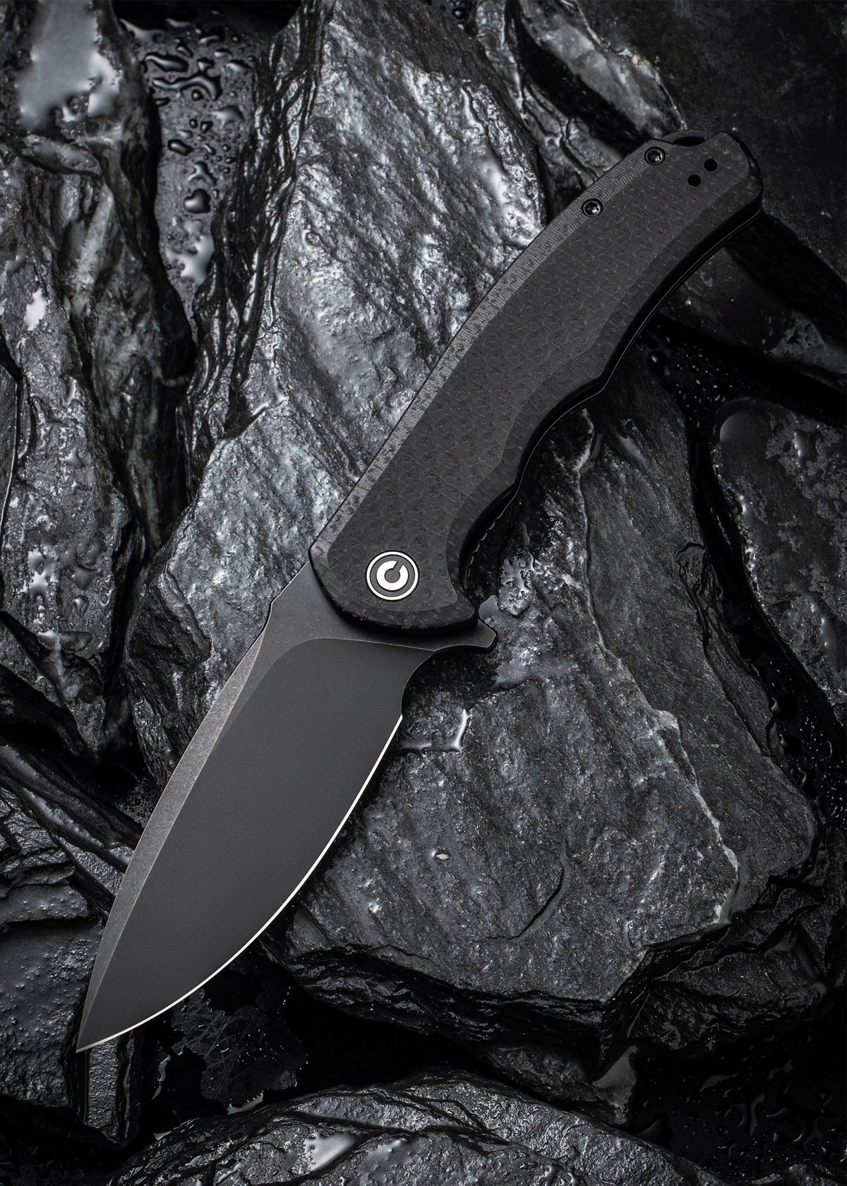 Couteau pliant Civivi Praxis Micarta All Black