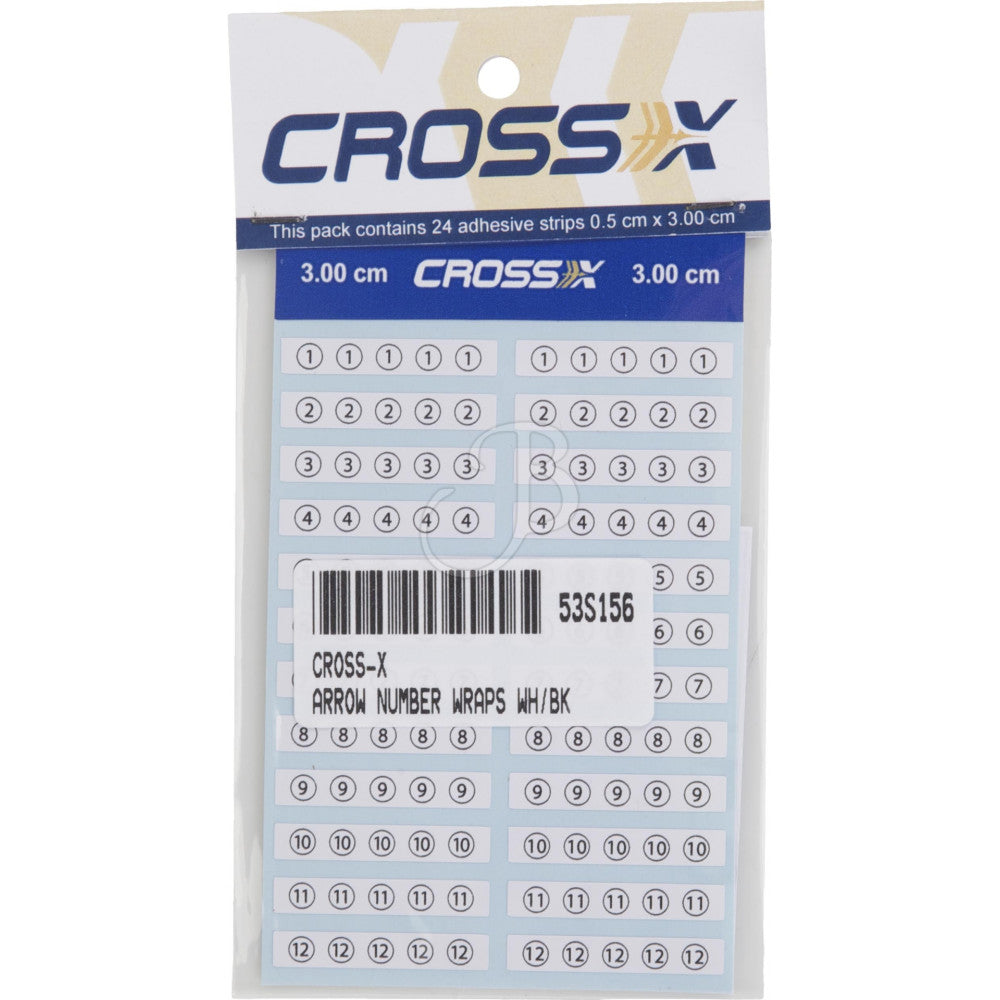 Wraps CROSS-X ARROW NUMBER