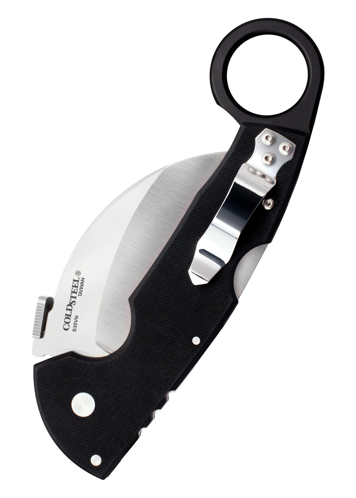 Couteau pliant karambit Cold Steel Tiger Claw, lame lisse S35VN