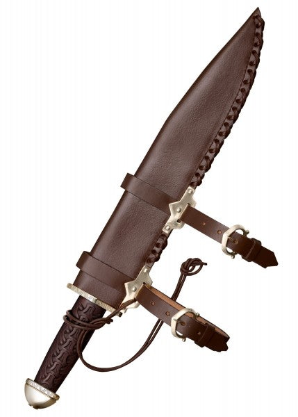 Kleines Wikinger-Messer, Kohlenstoffstahl, Gewändenadel-Messer