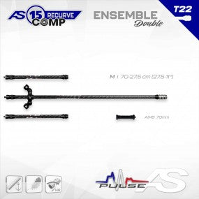Pack Stabilisation Arc Système AS X15 Recurve Comp - Archery Connect