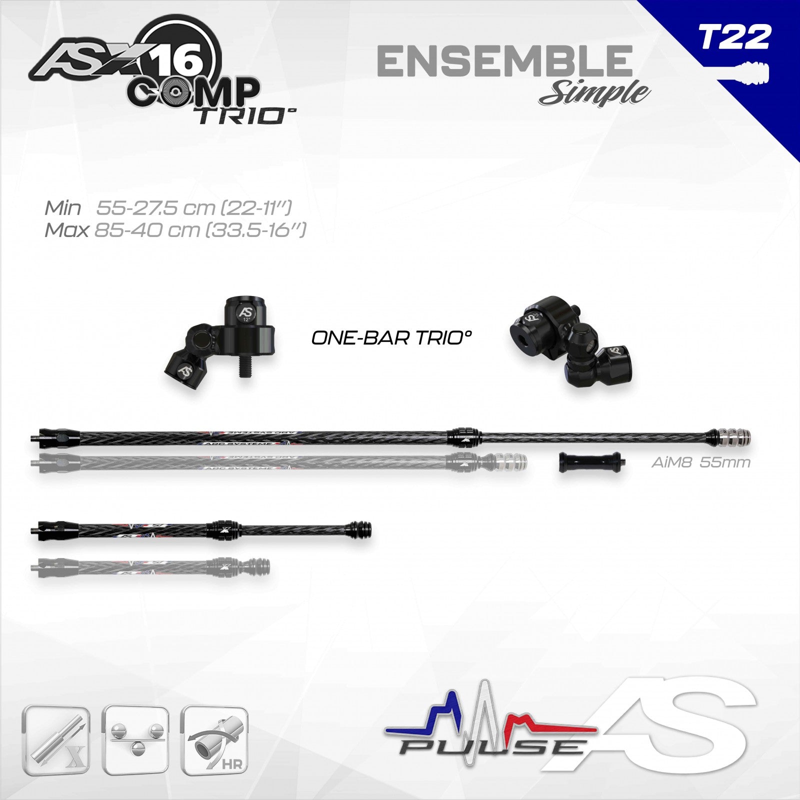 Pack Stabilisation  Arc Système AS X16 Comp (Trio°)