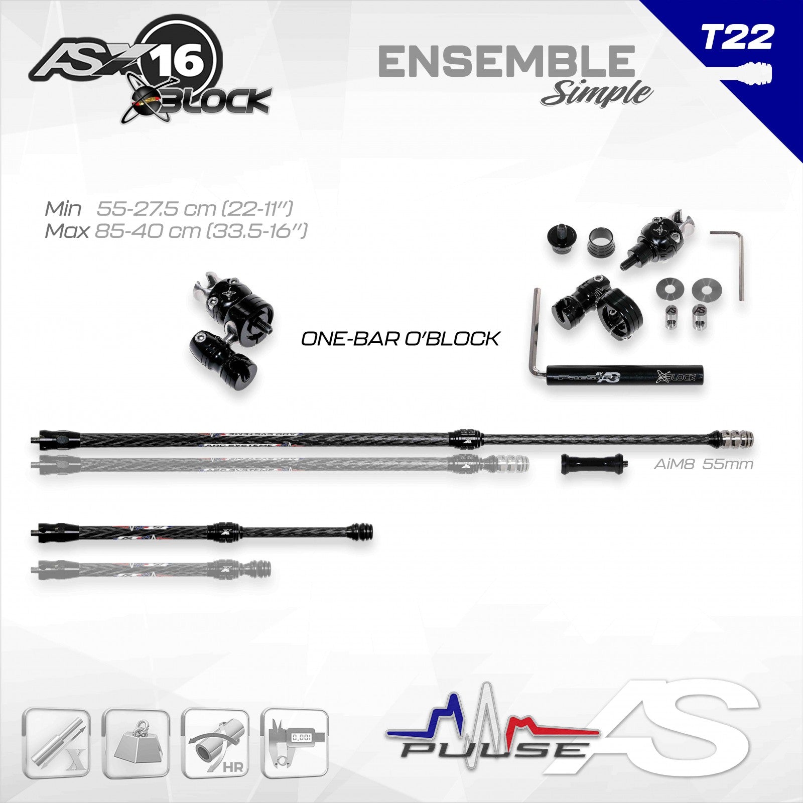 Pack Stabilisation  Arc Système AS X16 O'Block