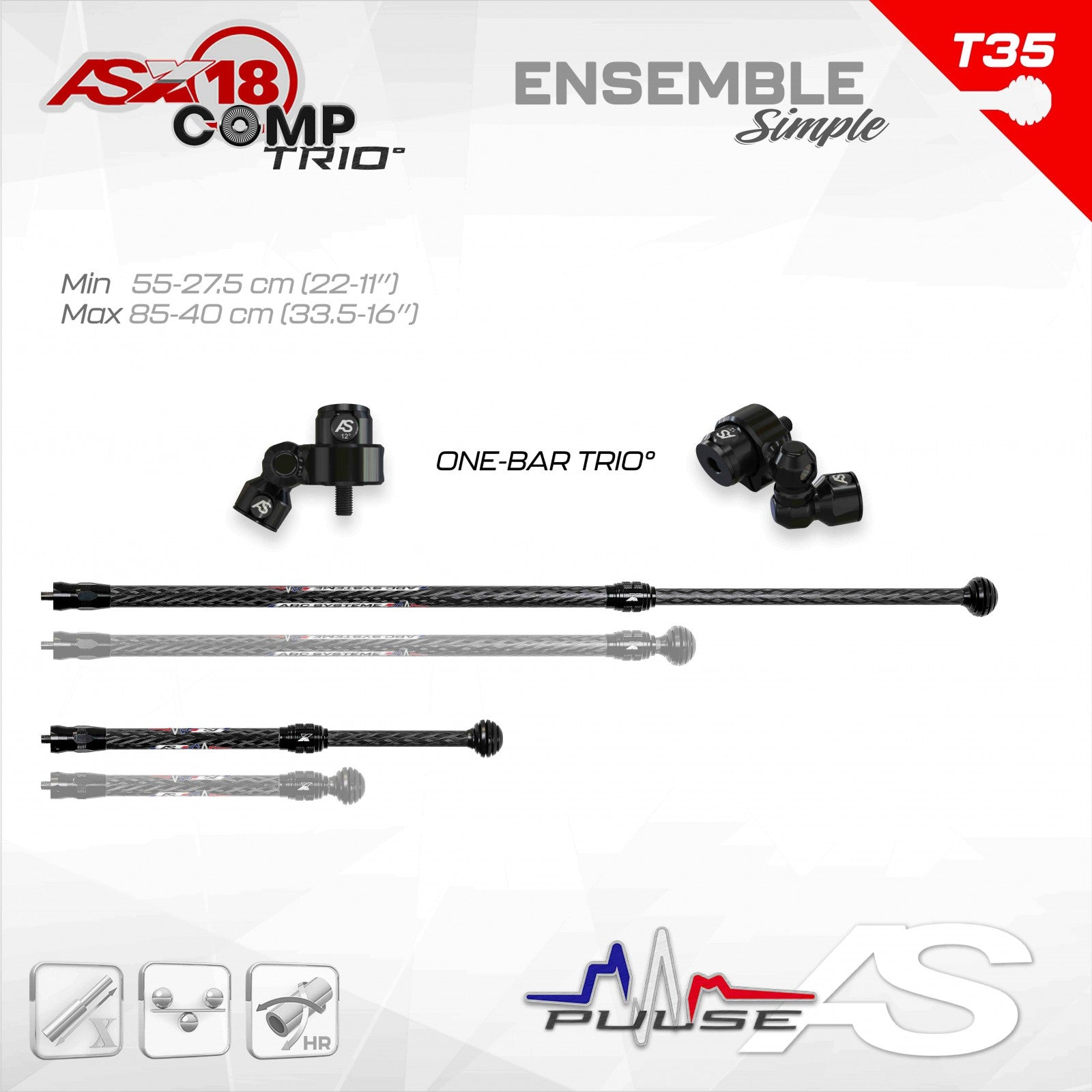 Pack Stabilisation  Arc Système AS X18 Comp (Trio°)