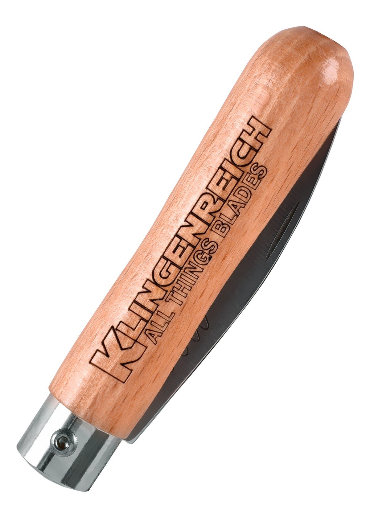 Petit couteau de poche Klingenreich, manche en hêtre