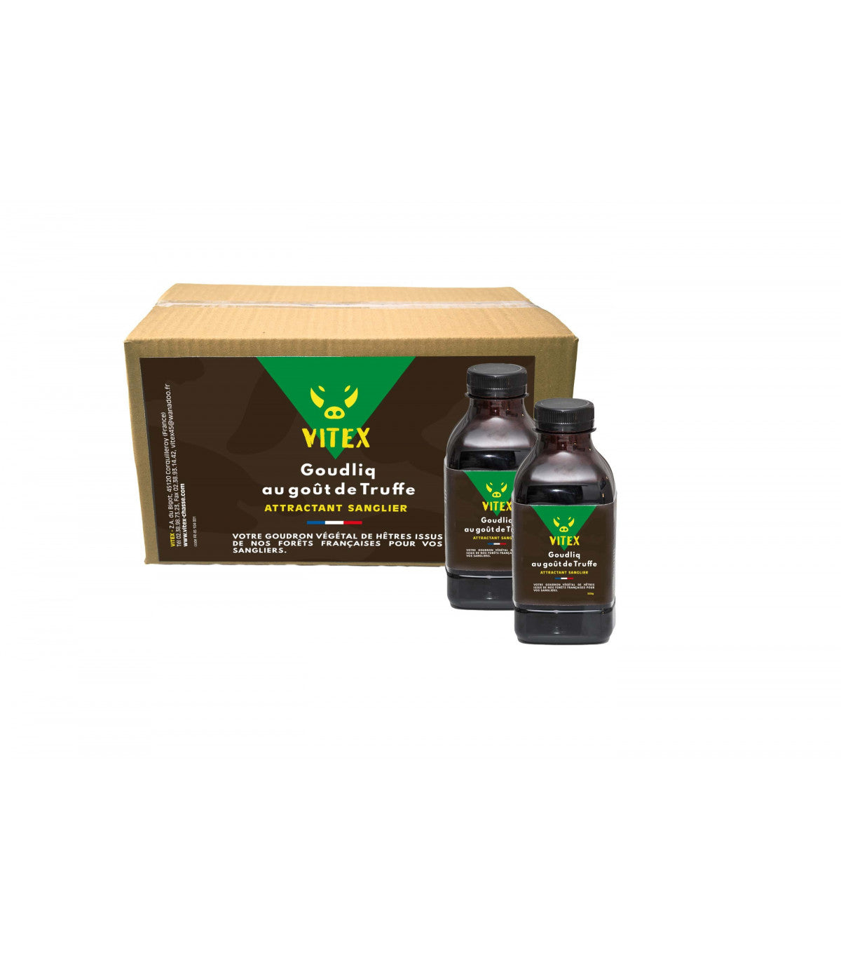 GOUDLIQ Truffe carton de 8 bouteilles de 500 g