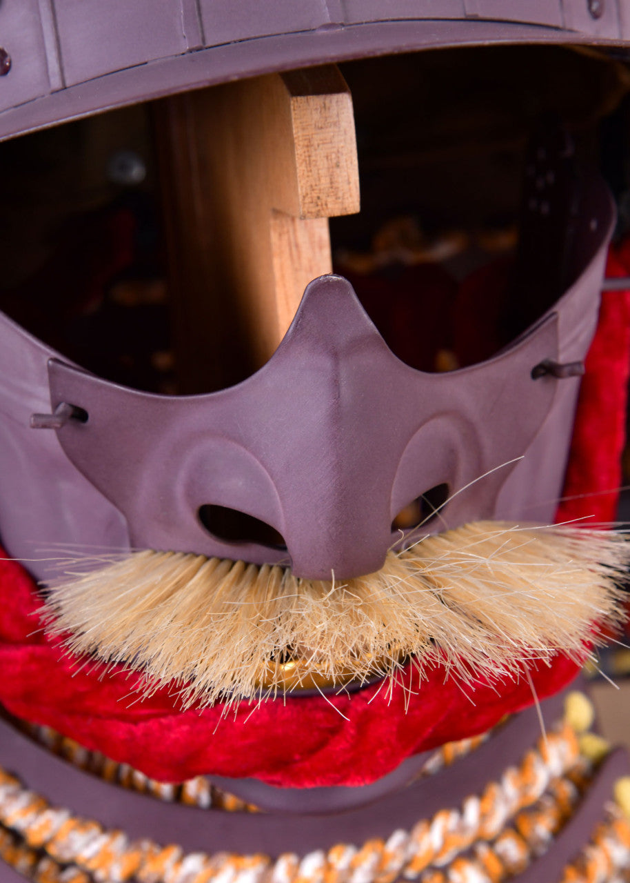 Casque de samouraï Kabuto Daisho Kake avec masque Mempo et support