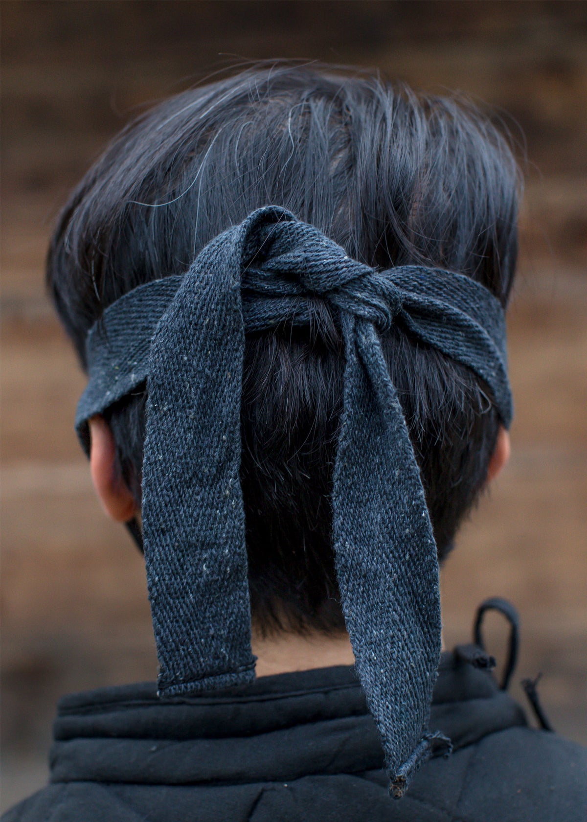 Mempo, demi-masque de samouraï en cuir