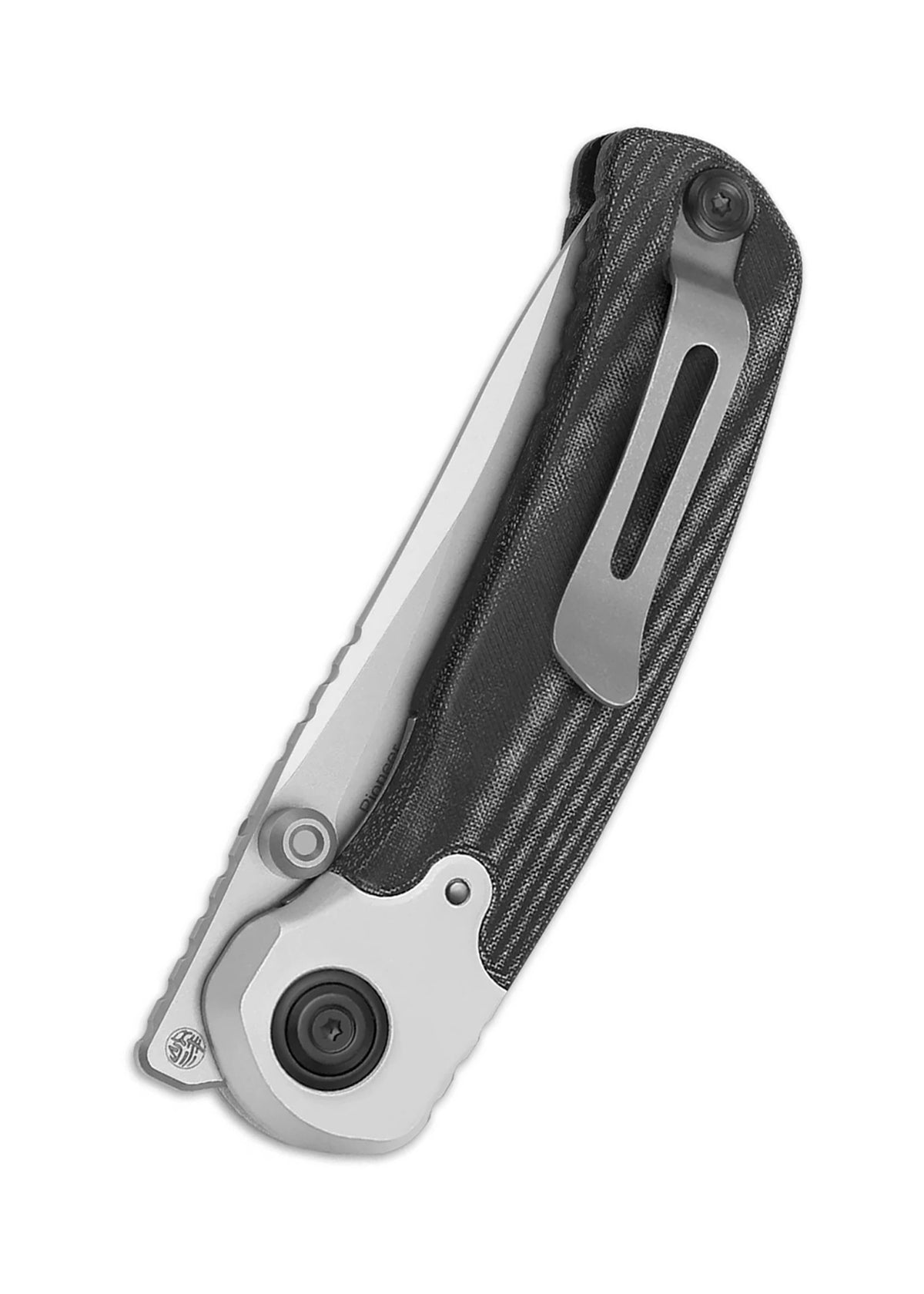 Couteau de poche Kizer Pioneer, aluminium et micarta, lame Nitro-V