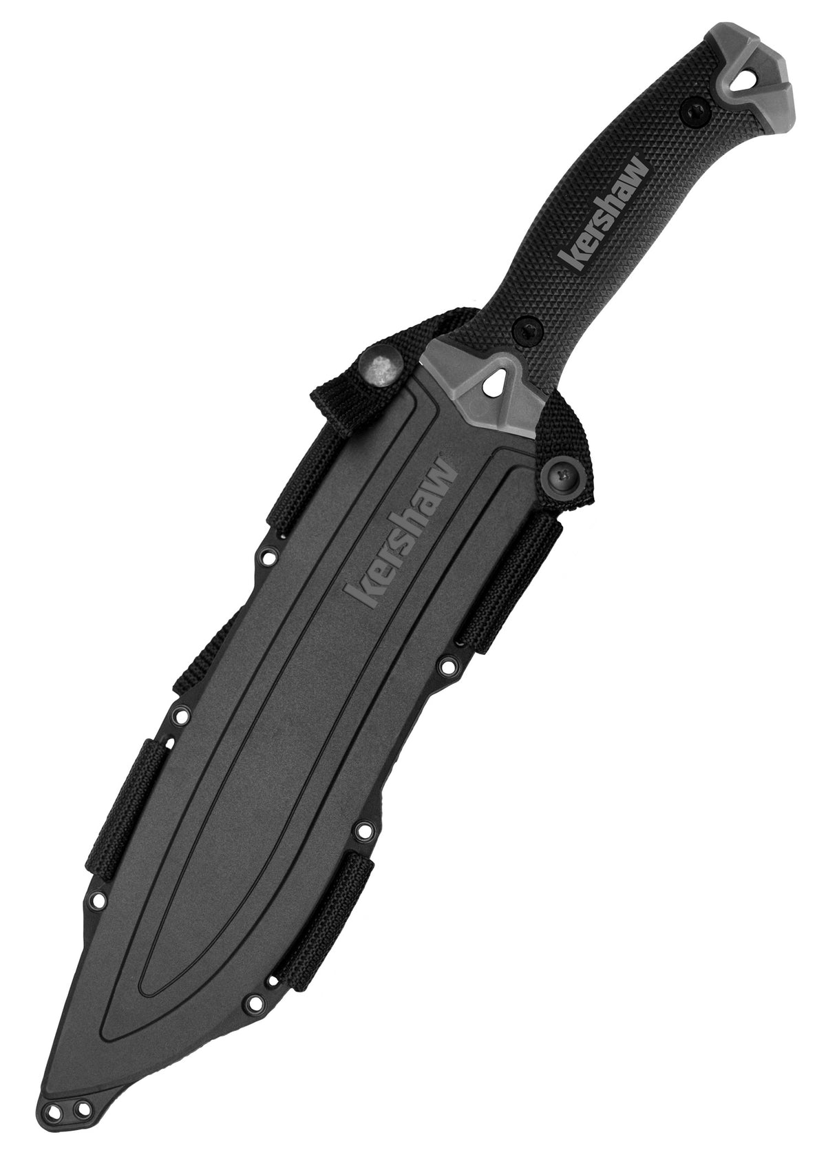 Machette Kershaw Camp 10 noire avec étui