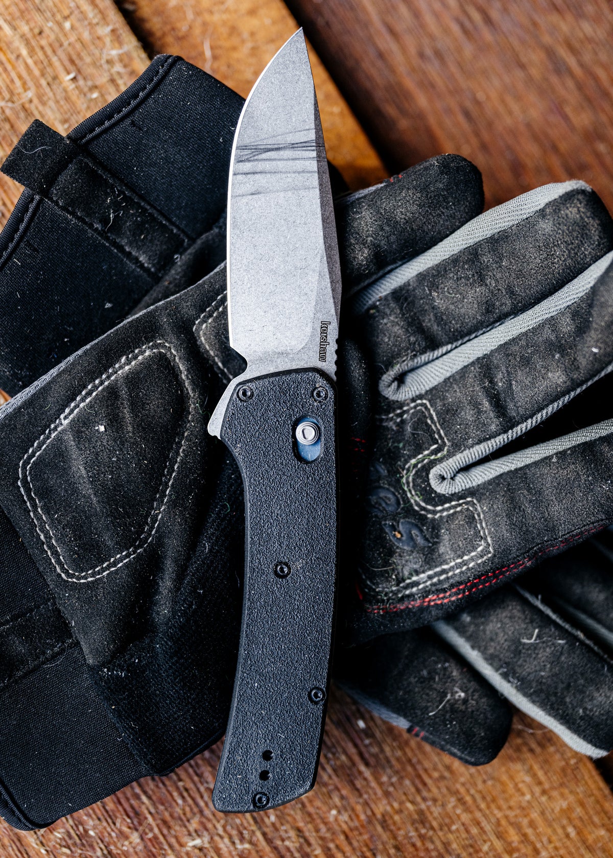 Couteau de poche Kershaw Layup, lame D2 stonewash