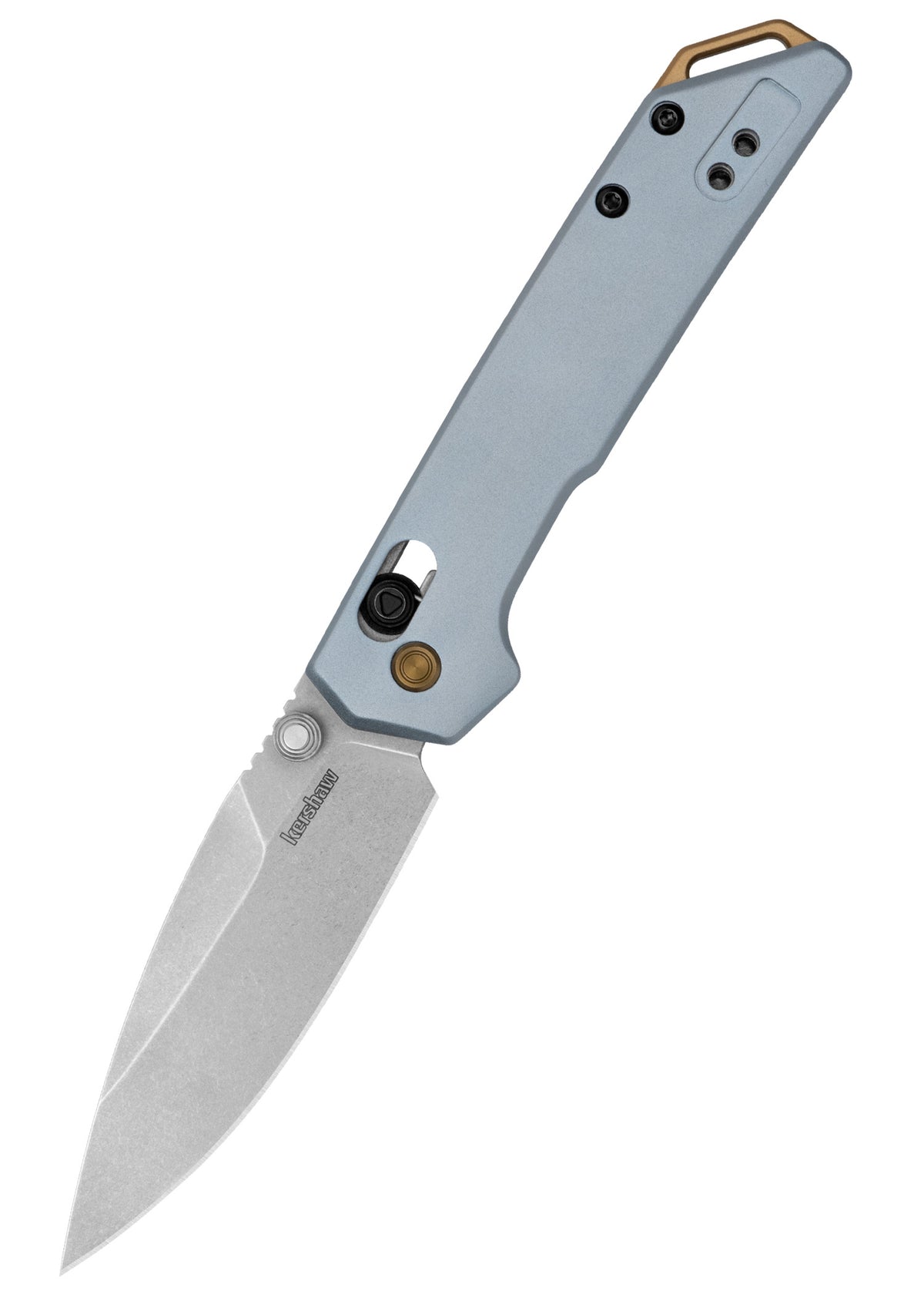 Couteau pliant Kershaw Mini Iridium bleu, lame D2