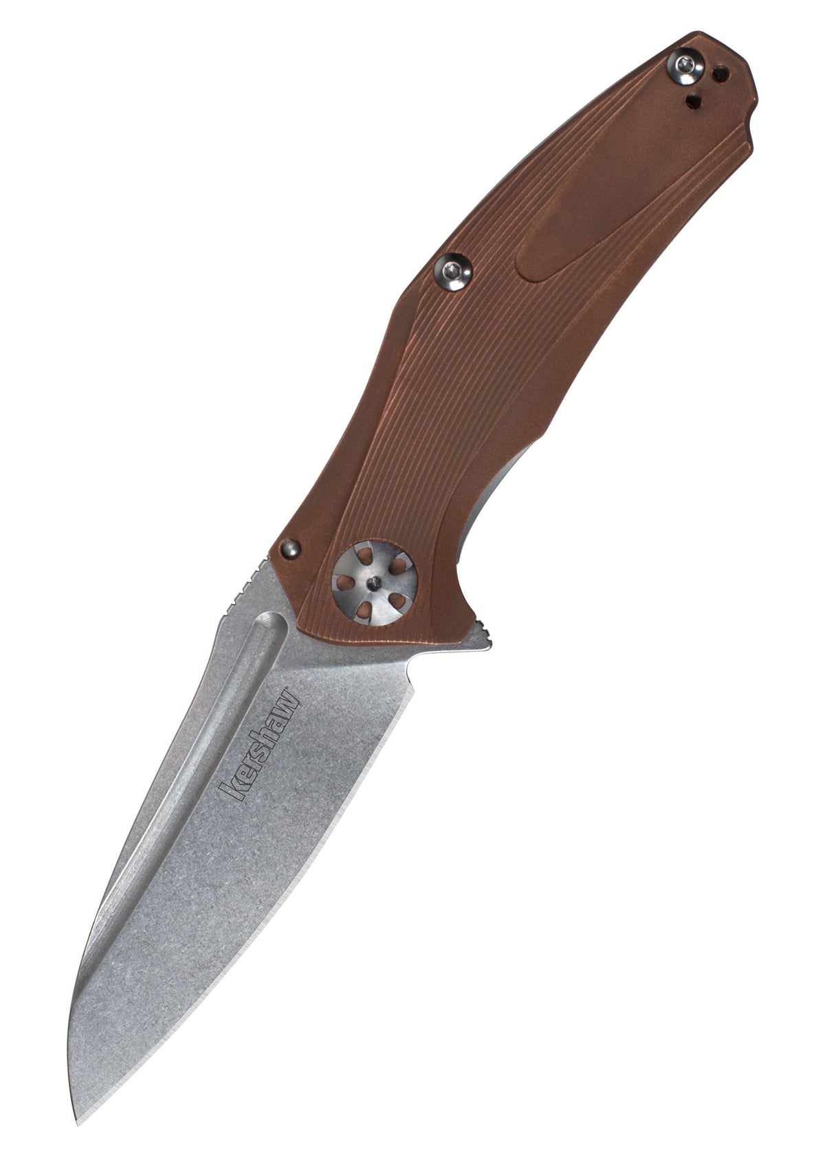 Couteau pliant Kershaw Natrix avec manche en cuivre