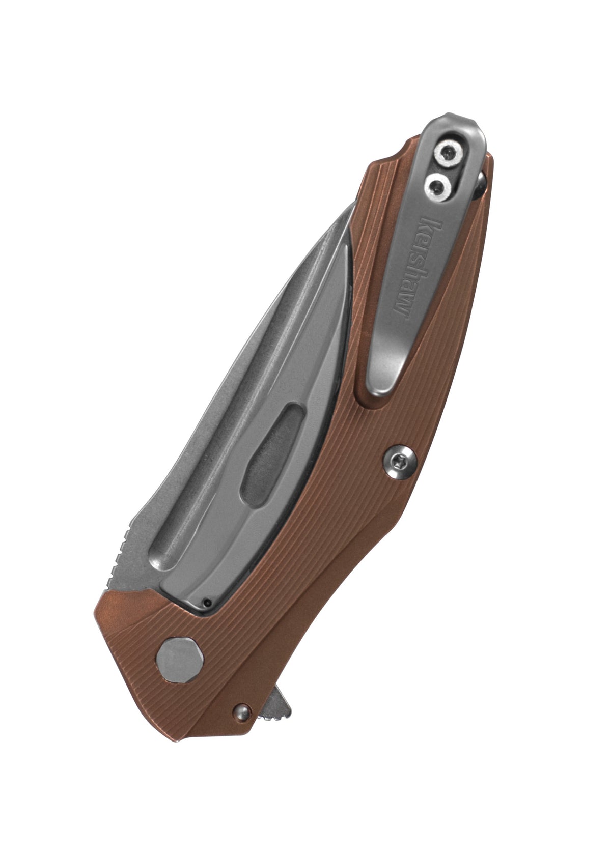 Couteau pliant Kershaw Natrix avec manche en cuivre