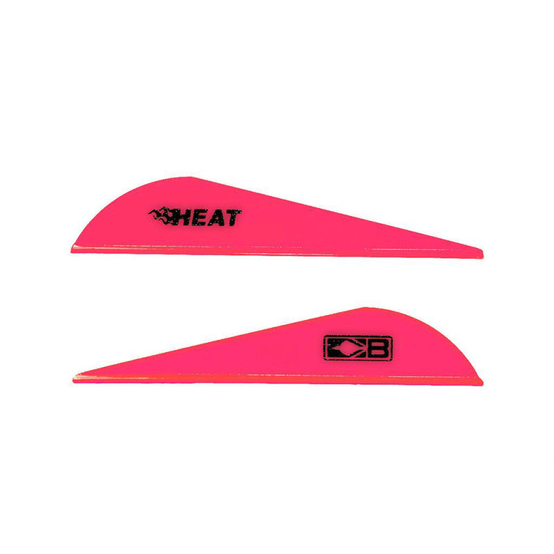 Plumes Bohning Heat Parabolic 2.5 pouces - Vue 4 - Archery Connect