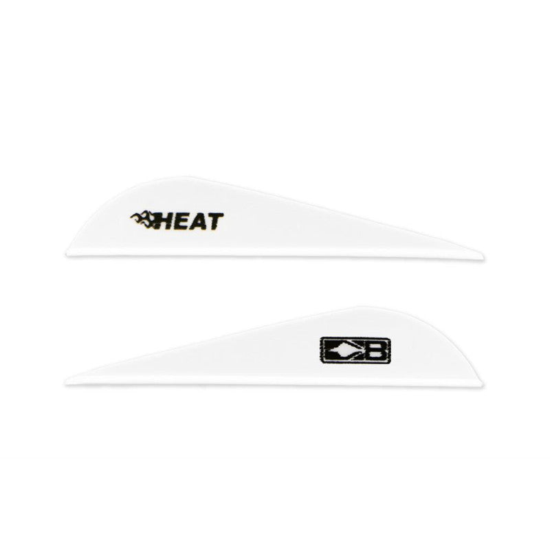 Plumes Bohning Heat Parabolic 2.5 pouces - Vue 3 - Archery Connect