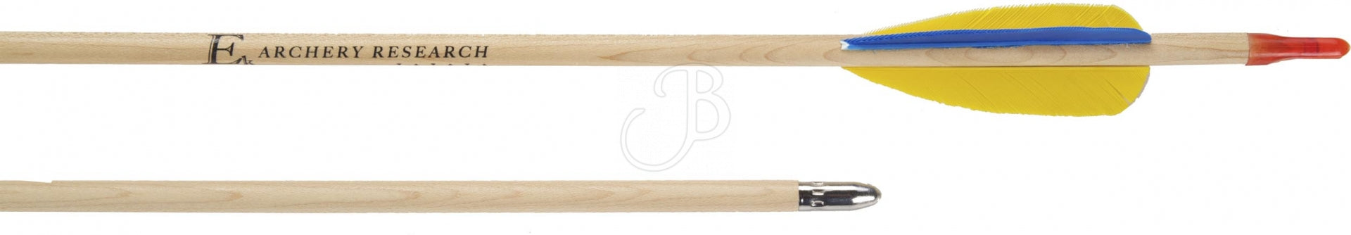 Flèches en Bois 30" D8.0MM FEATH. EK ARCHERY