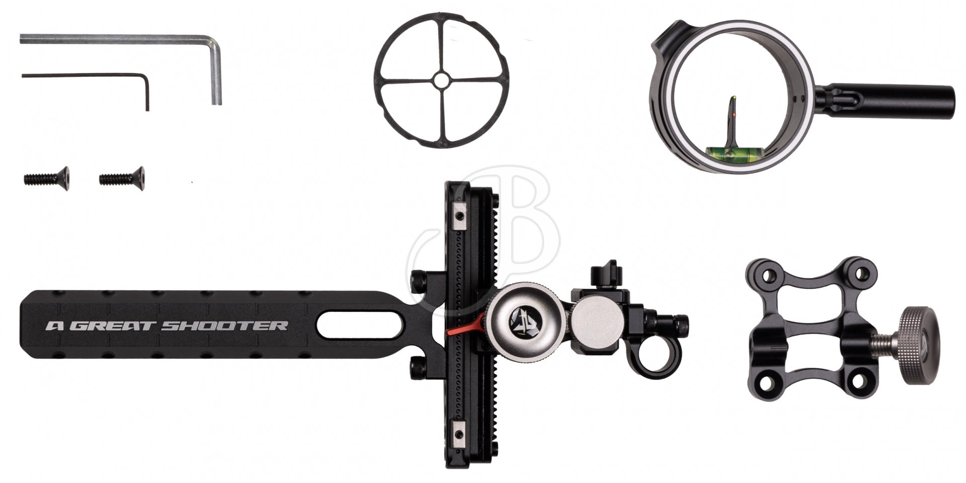 Viseur Arc à Poulies AGS 3D LDS avec Scope - Vue 4 - Archery Connect