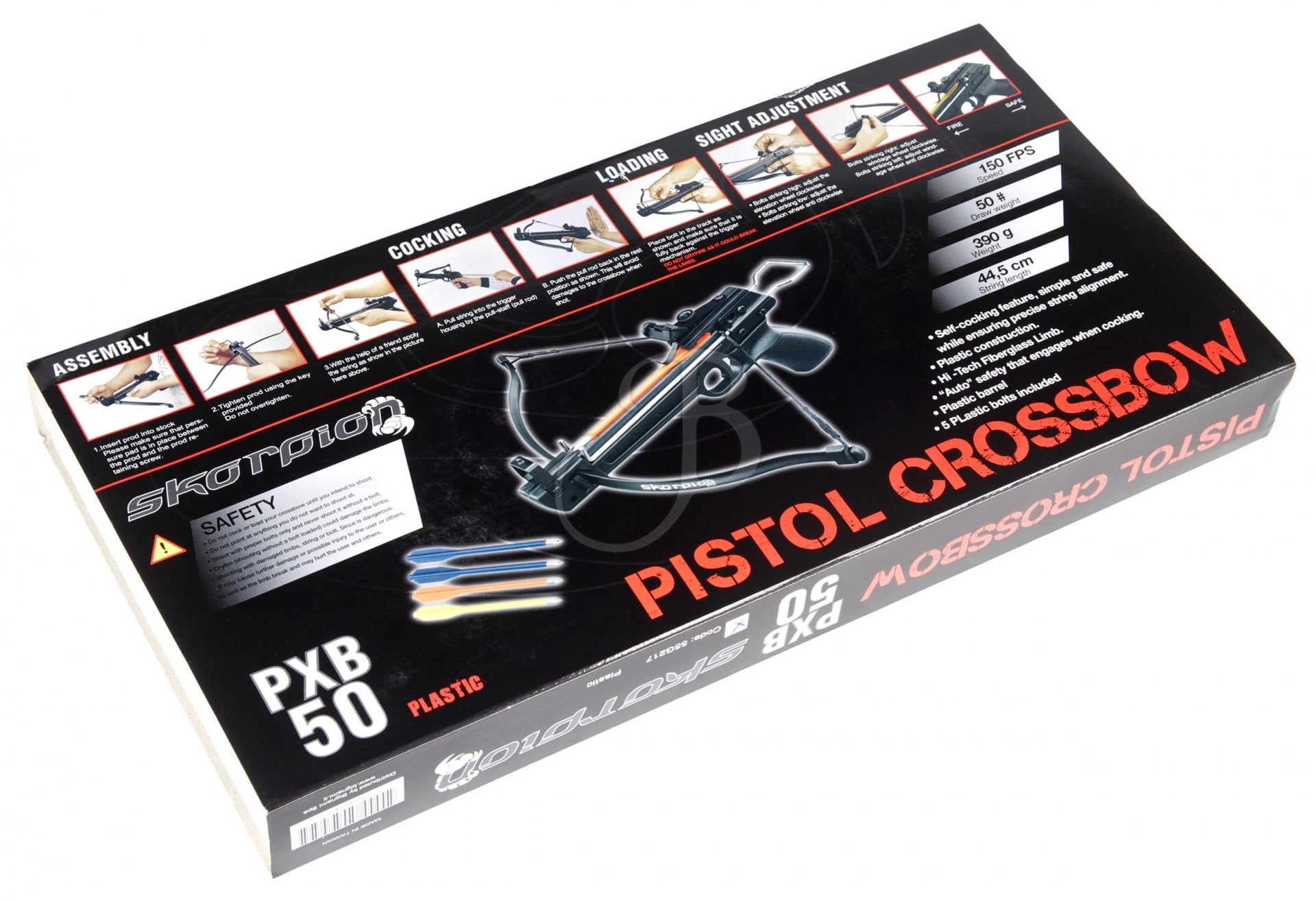 Pistolet Arbalète Skorpion PXB 50 Plastique - Vue 2 - Archery Connect