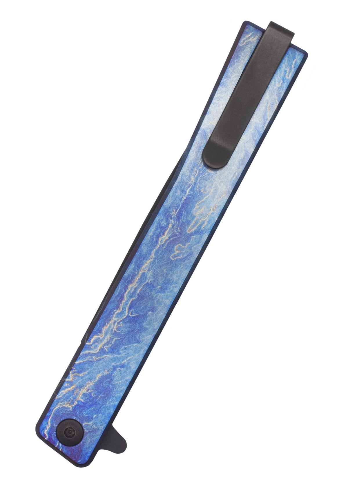 Couteau pliant Ocaso Solstice titane anodisé noir